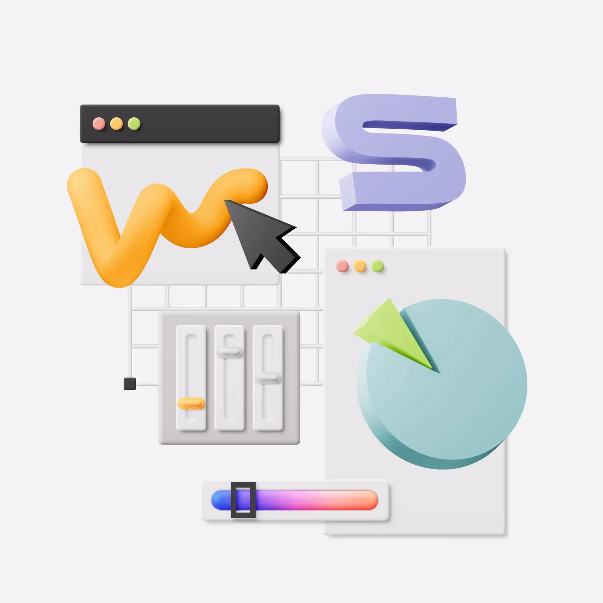 Premium Mockup - Snap Illustration Constructor | Mockup Collection Item