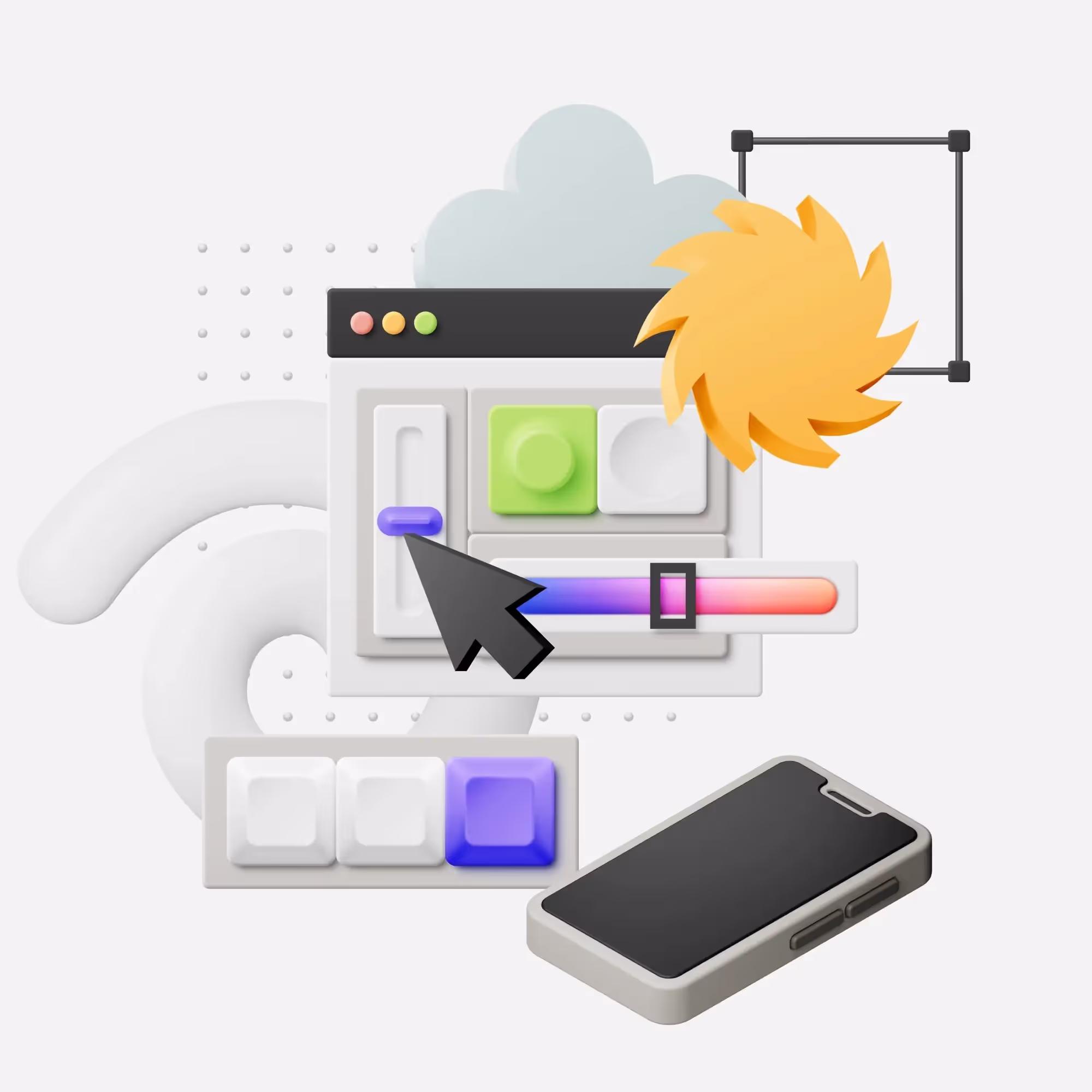 Premium Mockup - Snap Illustration Constructor | Commercial Use Allowed