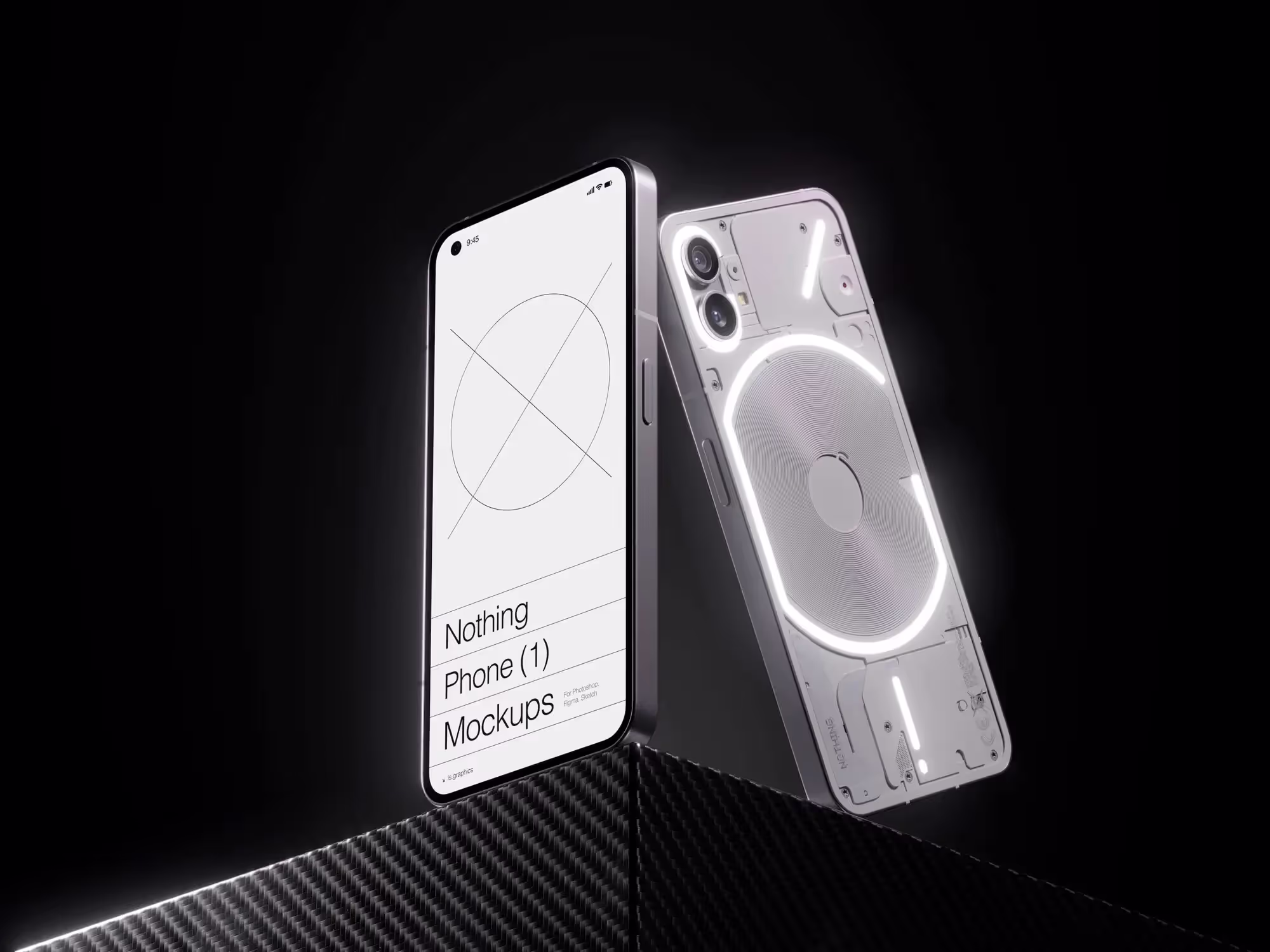 Android Mockups - C-Mockups Nothing Phone 1 | Premium Quality Files