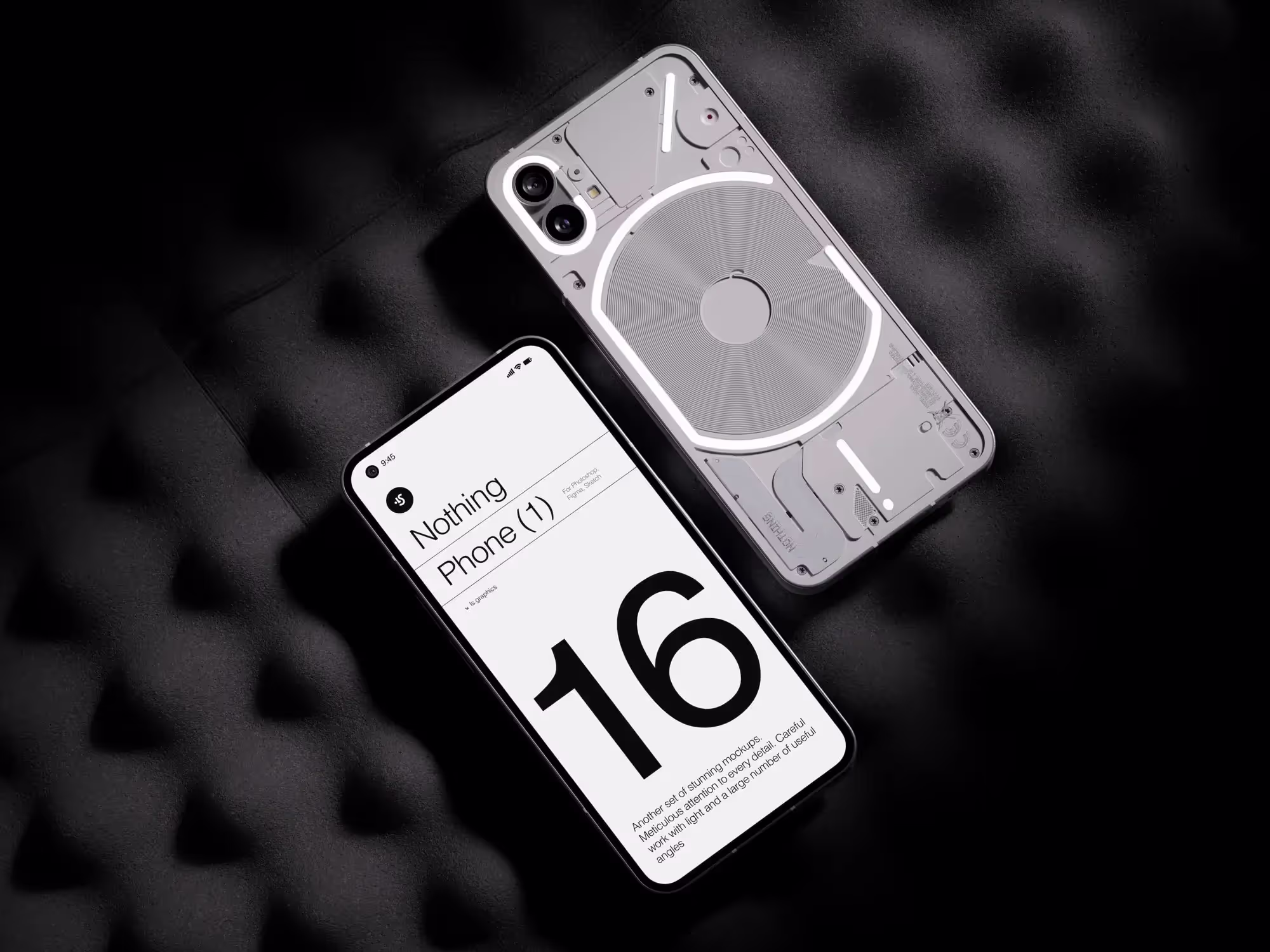Android Mockups - C-Mockups Nothing Phone 1 | Available on ls.graphics