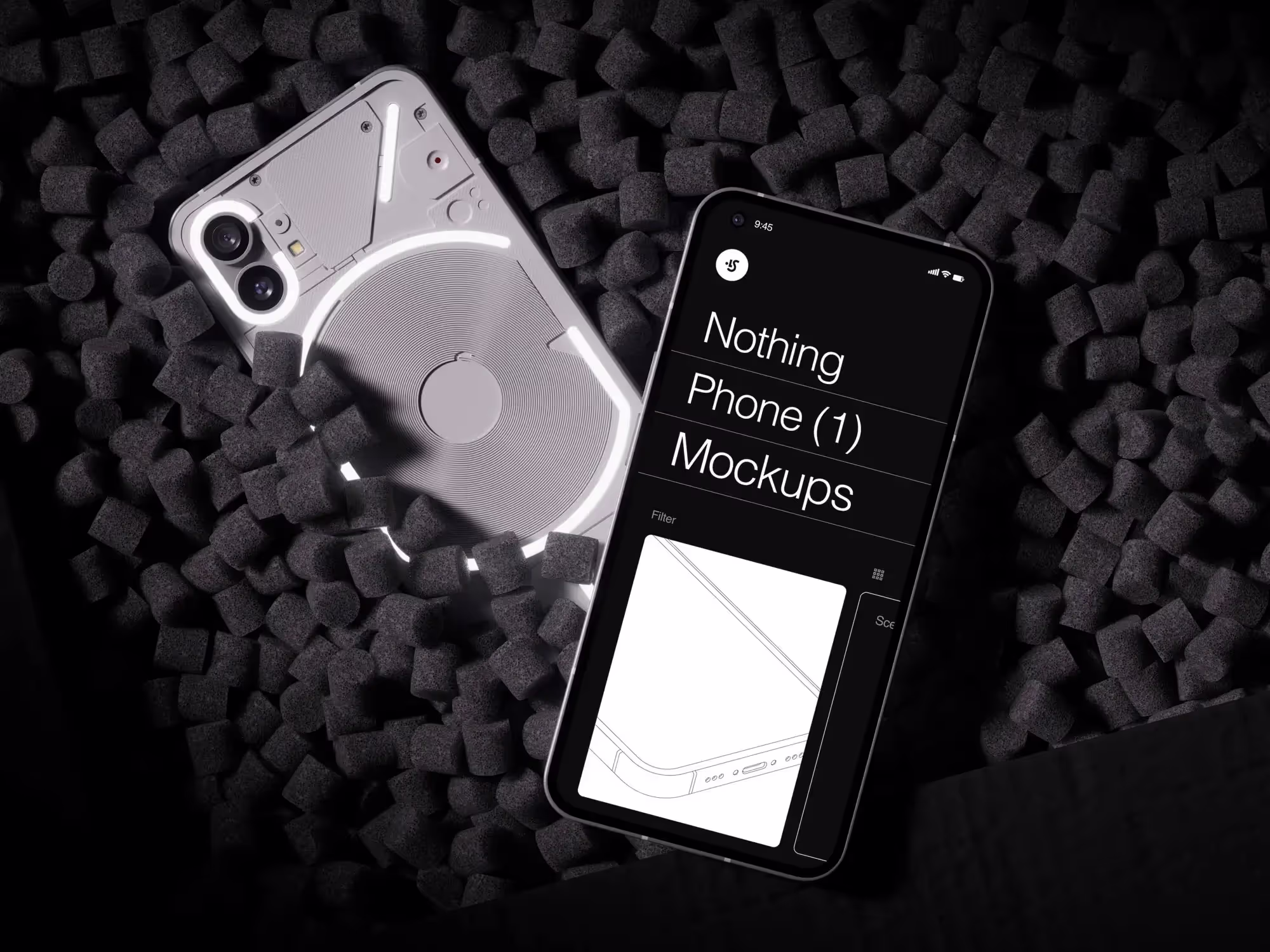 Android Mockups - C-Mockups Nothing Phone 1 | Download at ls.graphics