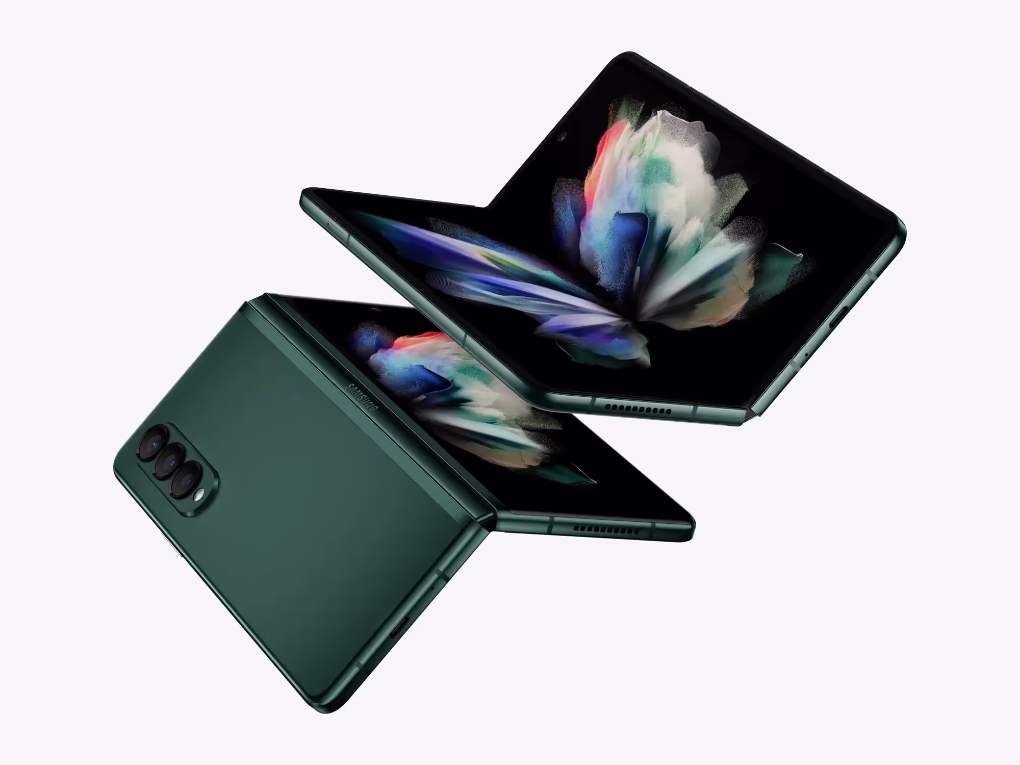 Android Mockups - Samsung Galaxy Z Fold 3 Mockups | Design Assets Pack