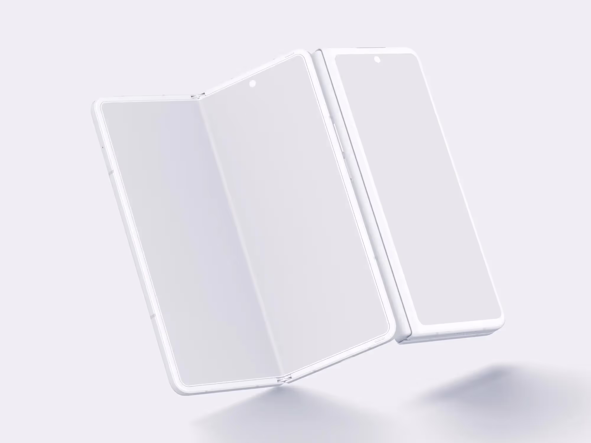 Android Mockups - Samsung Galaxy Z Fold 3 Mockups | Mockup Collection Item