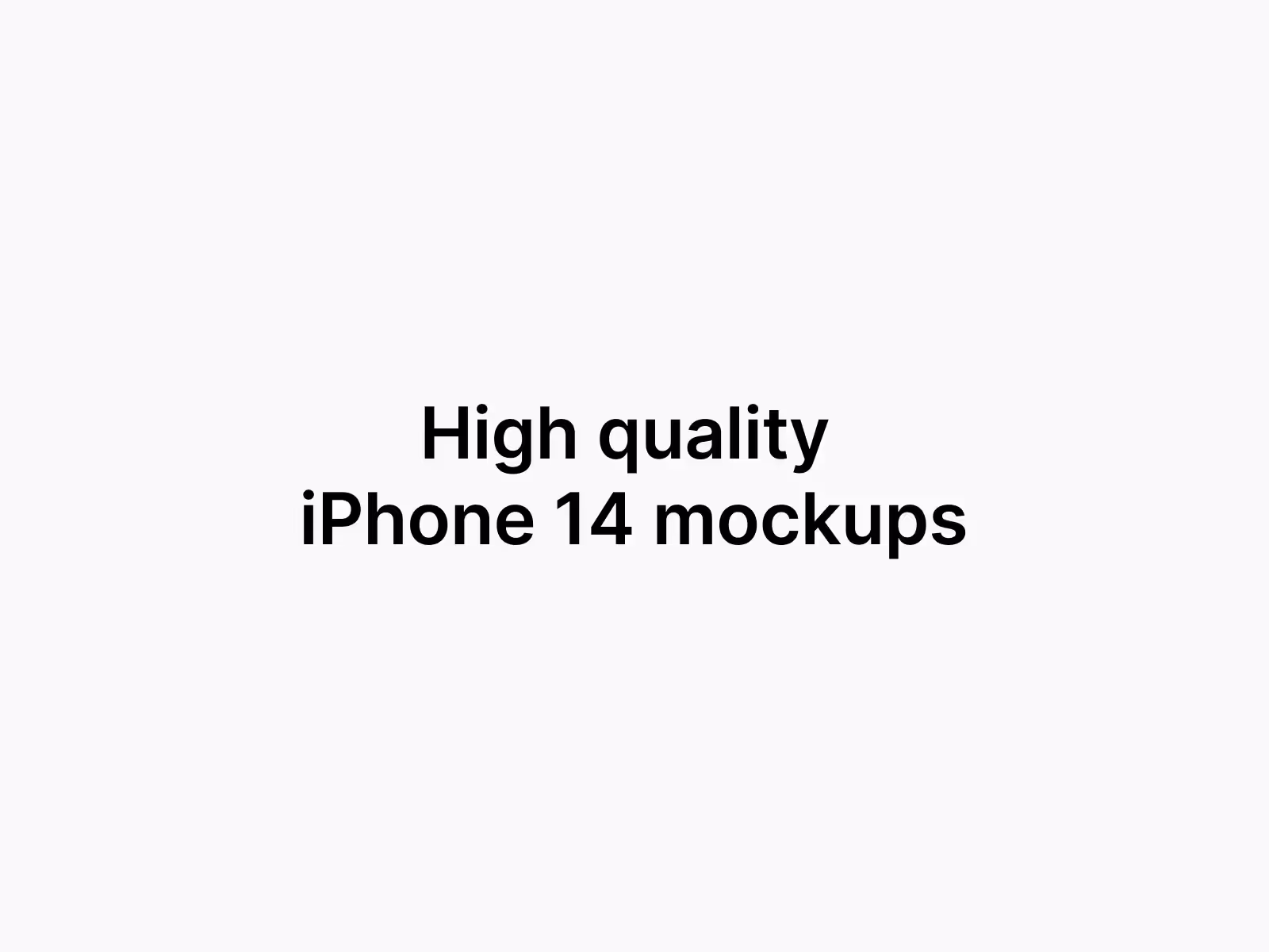 Iphone Mockups - iPhone 14 Mockups | Get on ls.graphics Store