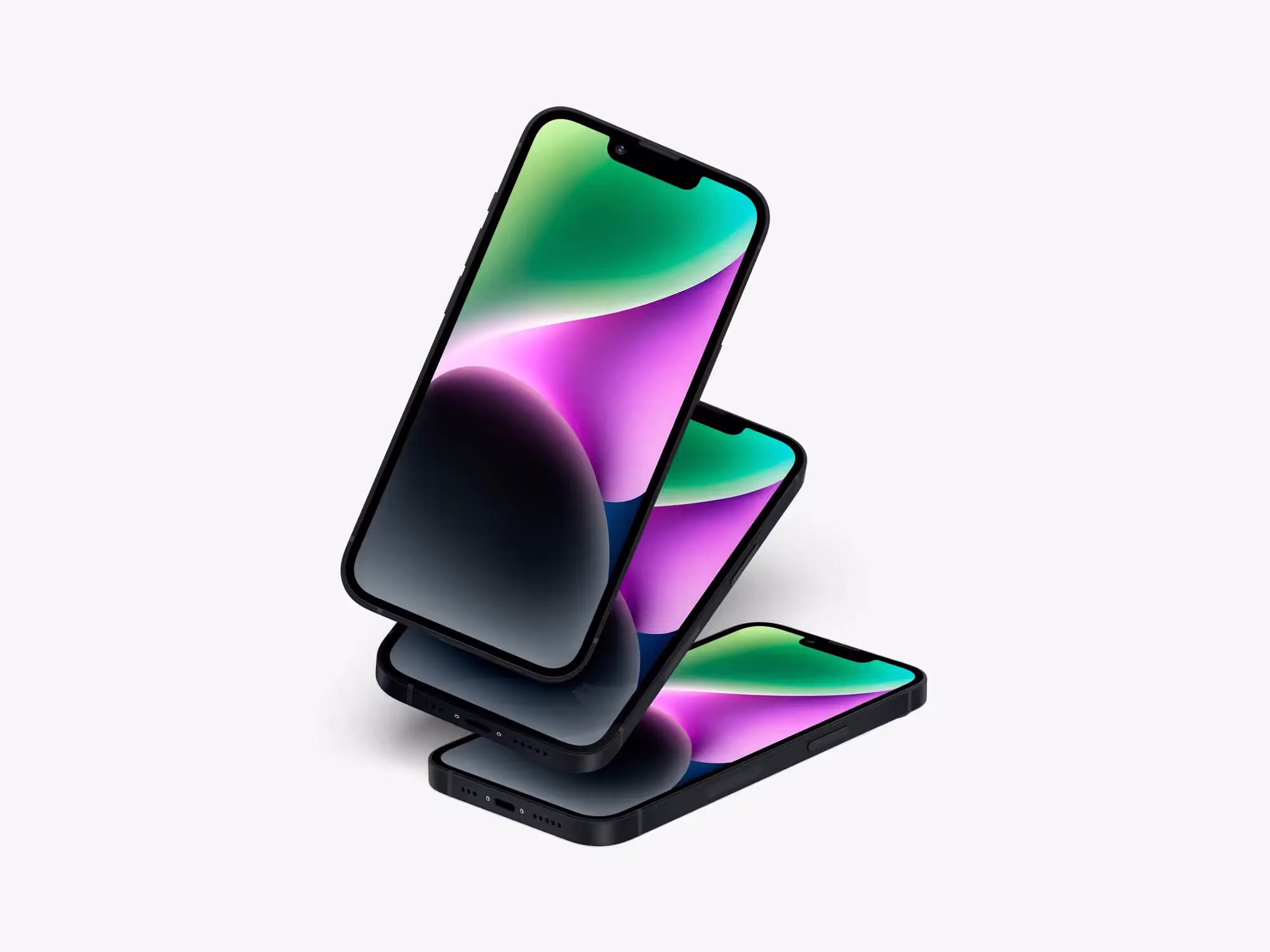 Iphone Mockups - iPhone 14 Mockups | Full Resolution File