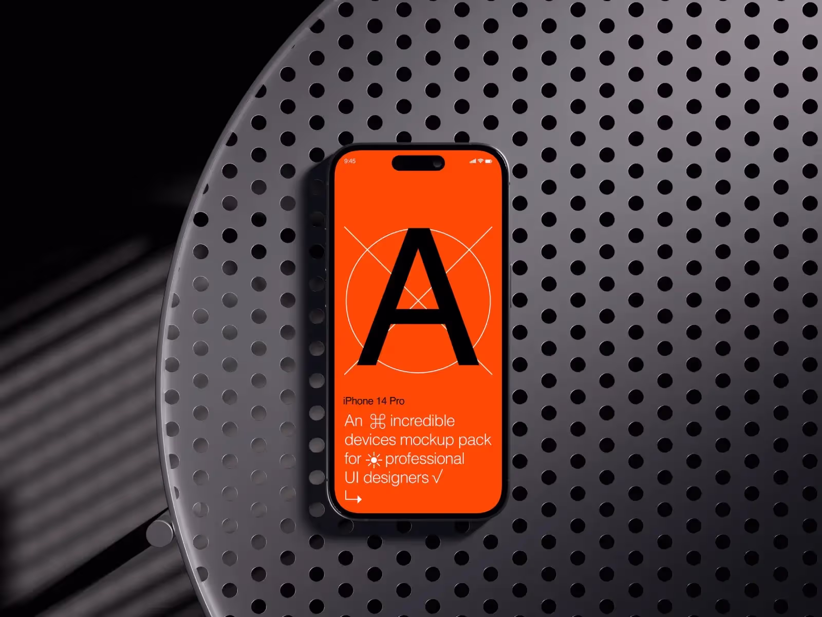 Iphone Mockups - A-Mockups iPhone 14 Pro | Available on ls.graphics
