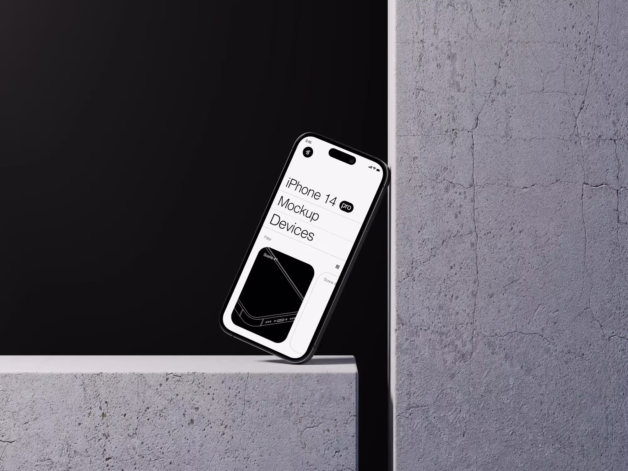 Iphone Mockups - A-Mockups iPhone 14 Pro | Professional Grade Asset