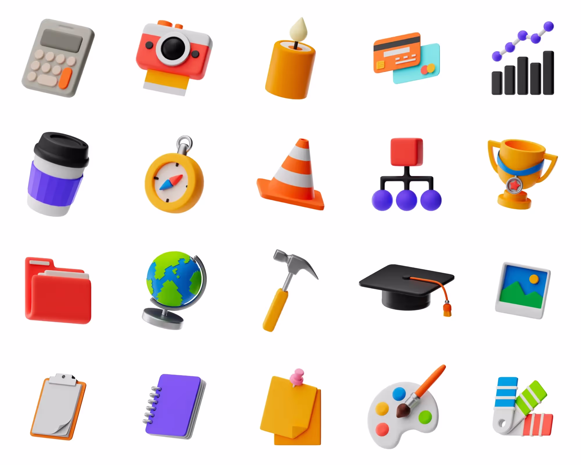 Premium Mockup - Booomps 3D Icons Pack | Premium Quality Files