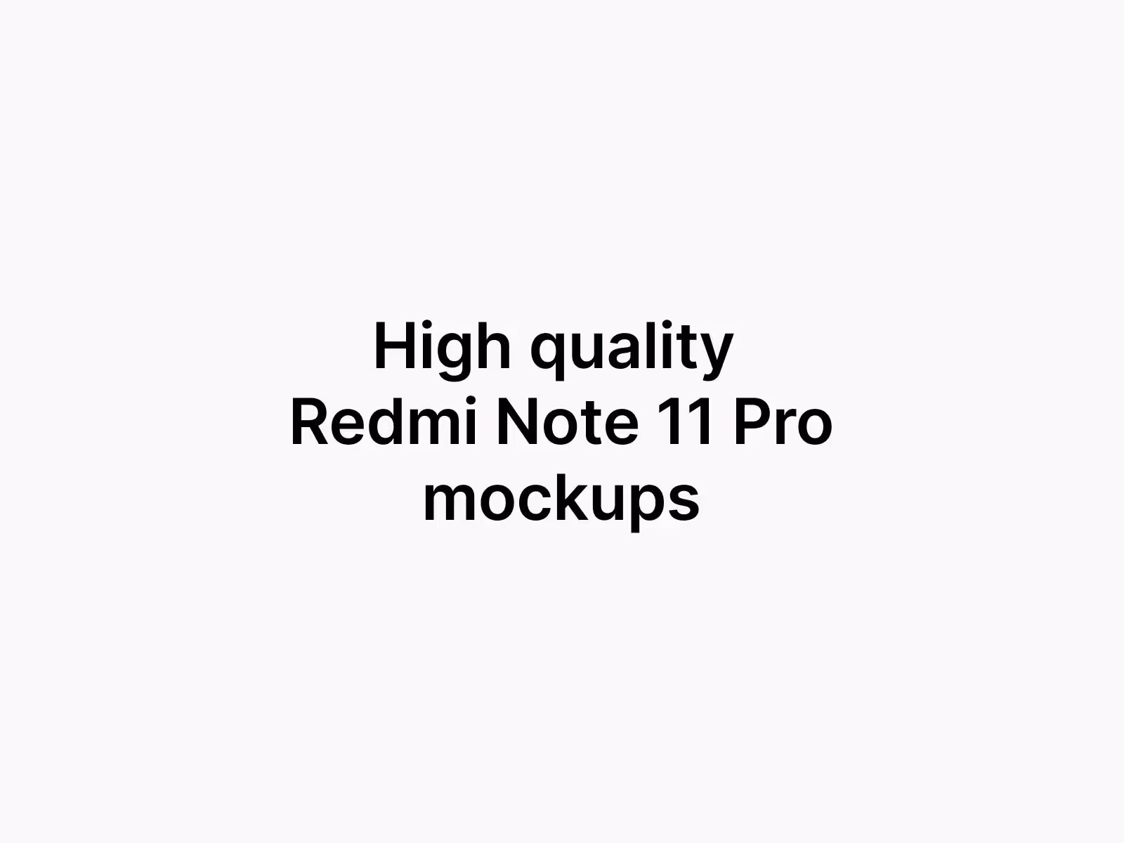 Devices Mockups - Redmi Note 11 Pro Mockups | Get on ls.graphics Store