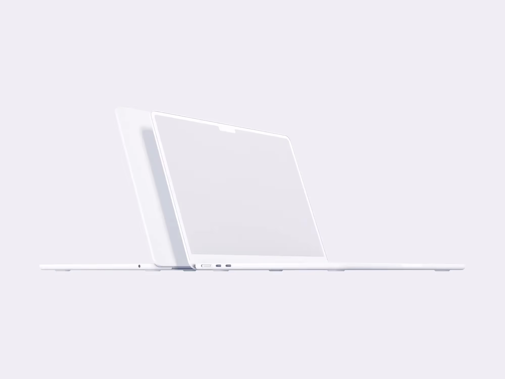 Laptop Mockups - MacBook Air M2 Mockups | Premium Bundle Item
