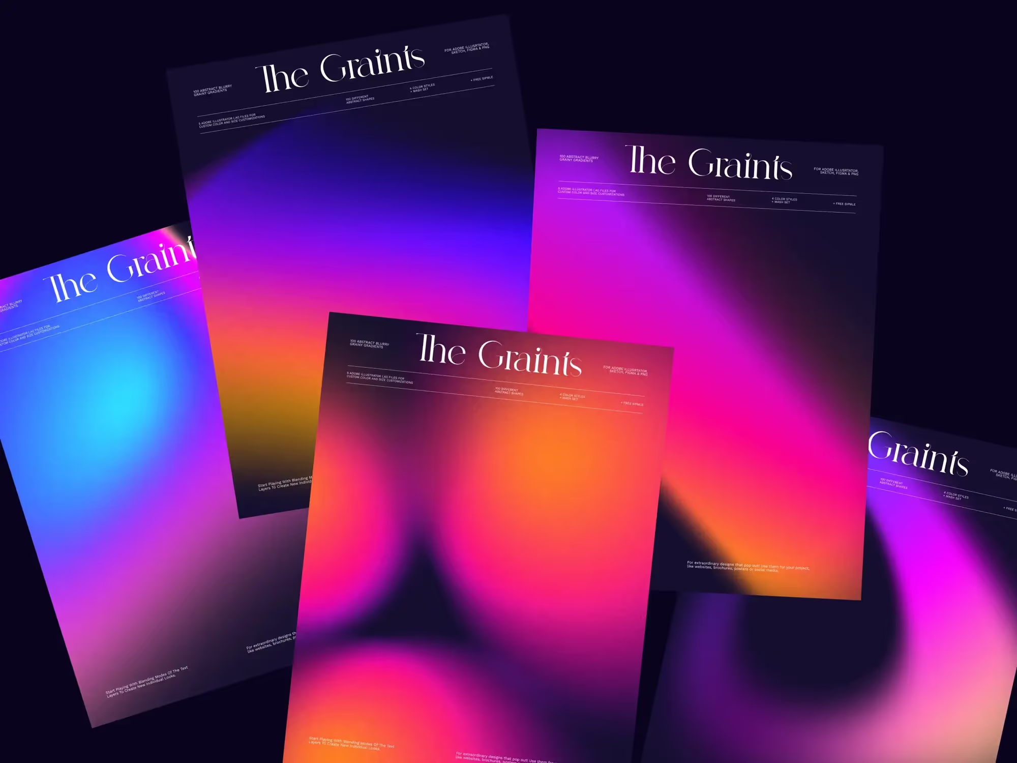 Premium Mockup - The Graints Abstractions | Download at ls.graphics