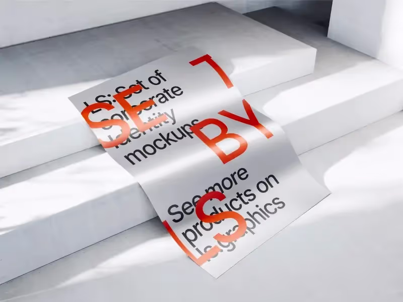 Stationery Mockups - Metallic Paper Mockups | Commercial Use Allowed