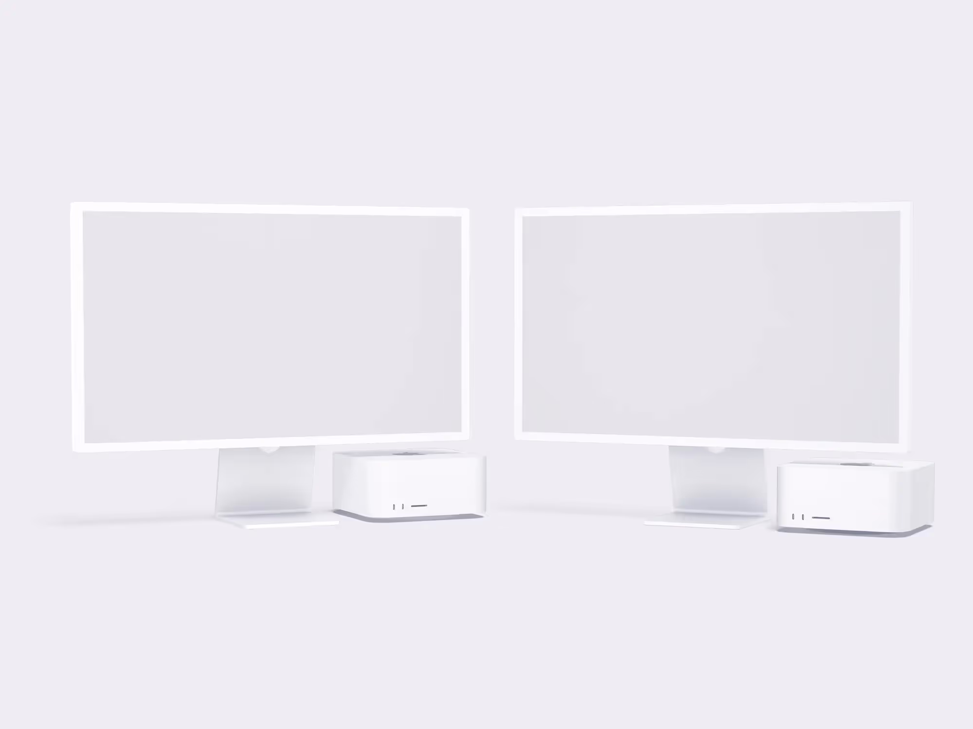 Mac Studio & Studio Display Mockups | Full Resolution File