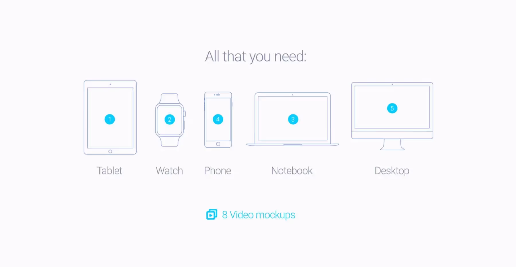 Live Mockups, White Clay | Commercial License Ready