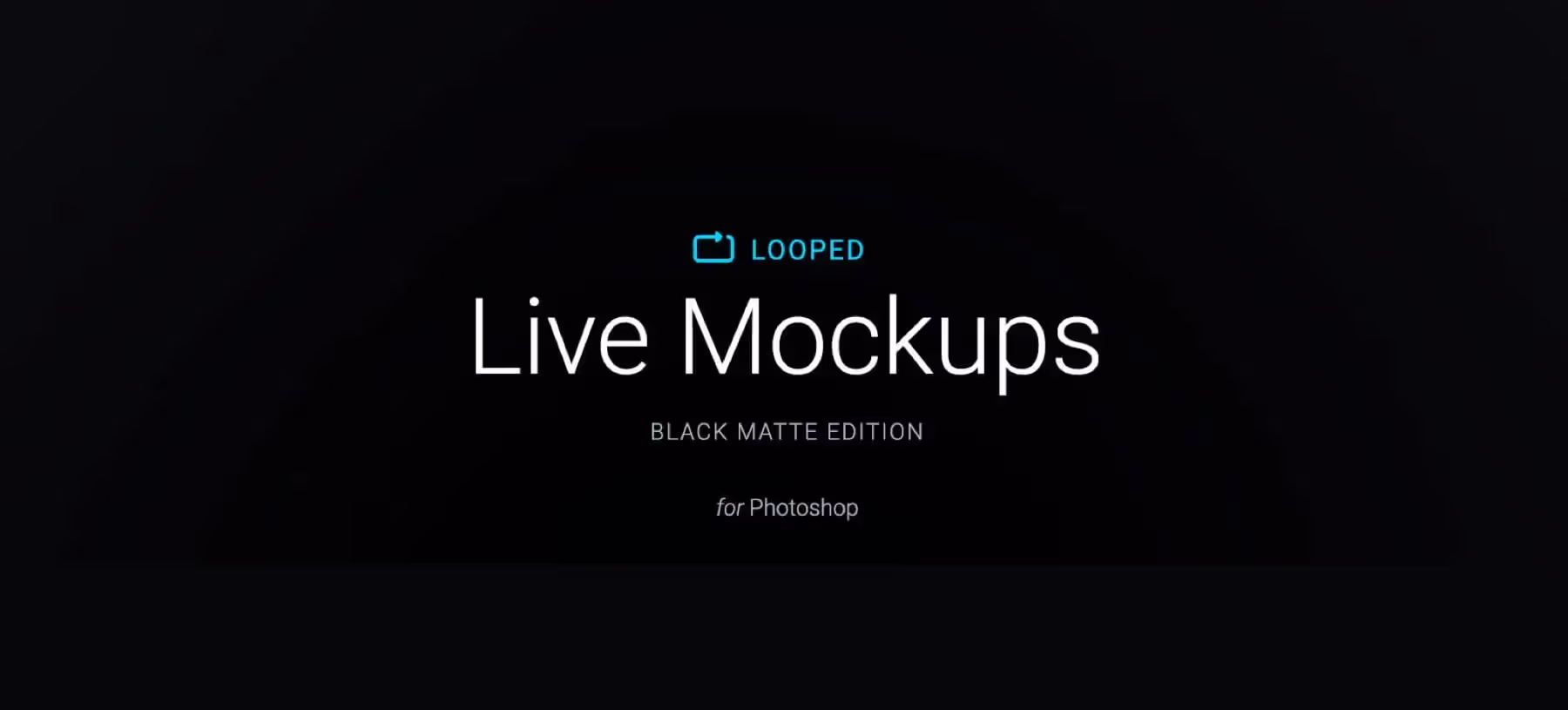 Live Mockups, Black Clay | Professional Template