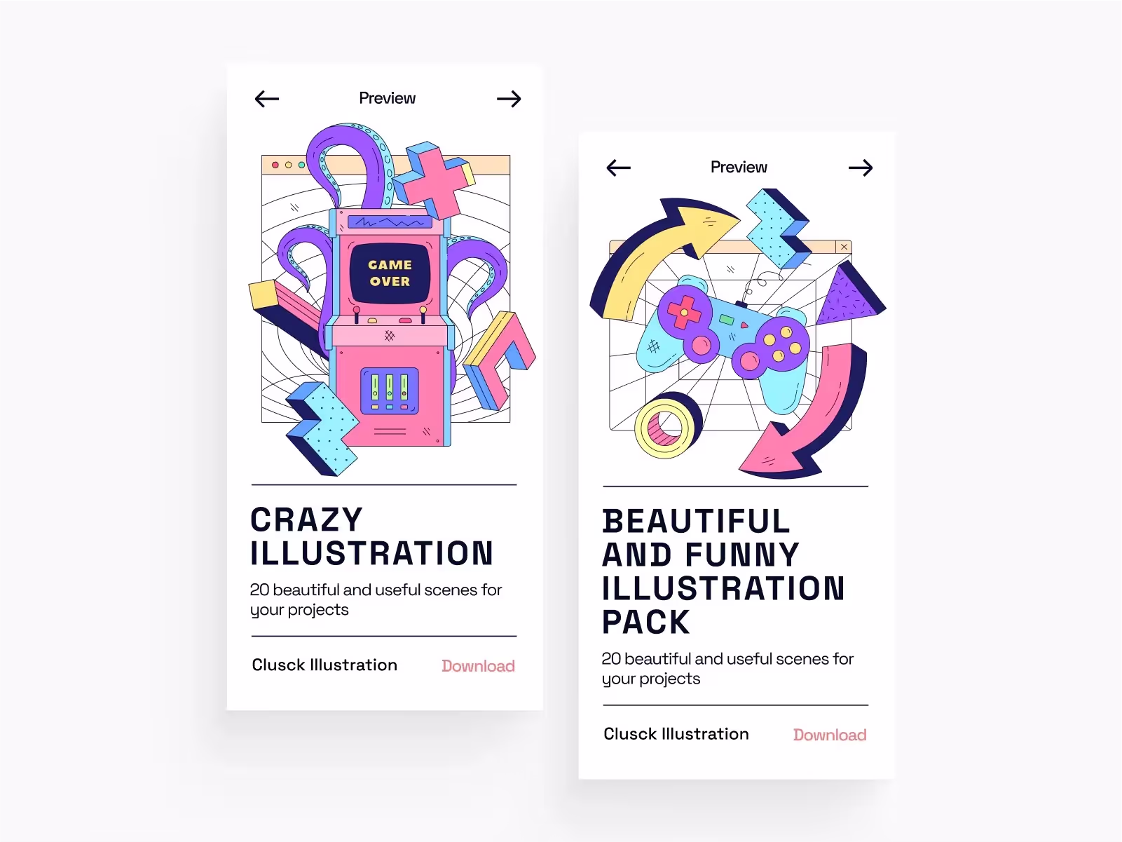 Zwosh! Illustration Constructor | Available on ls.graphics