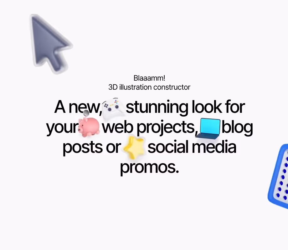 Blaaamm! Illustration Constructor | Premium Download Ready