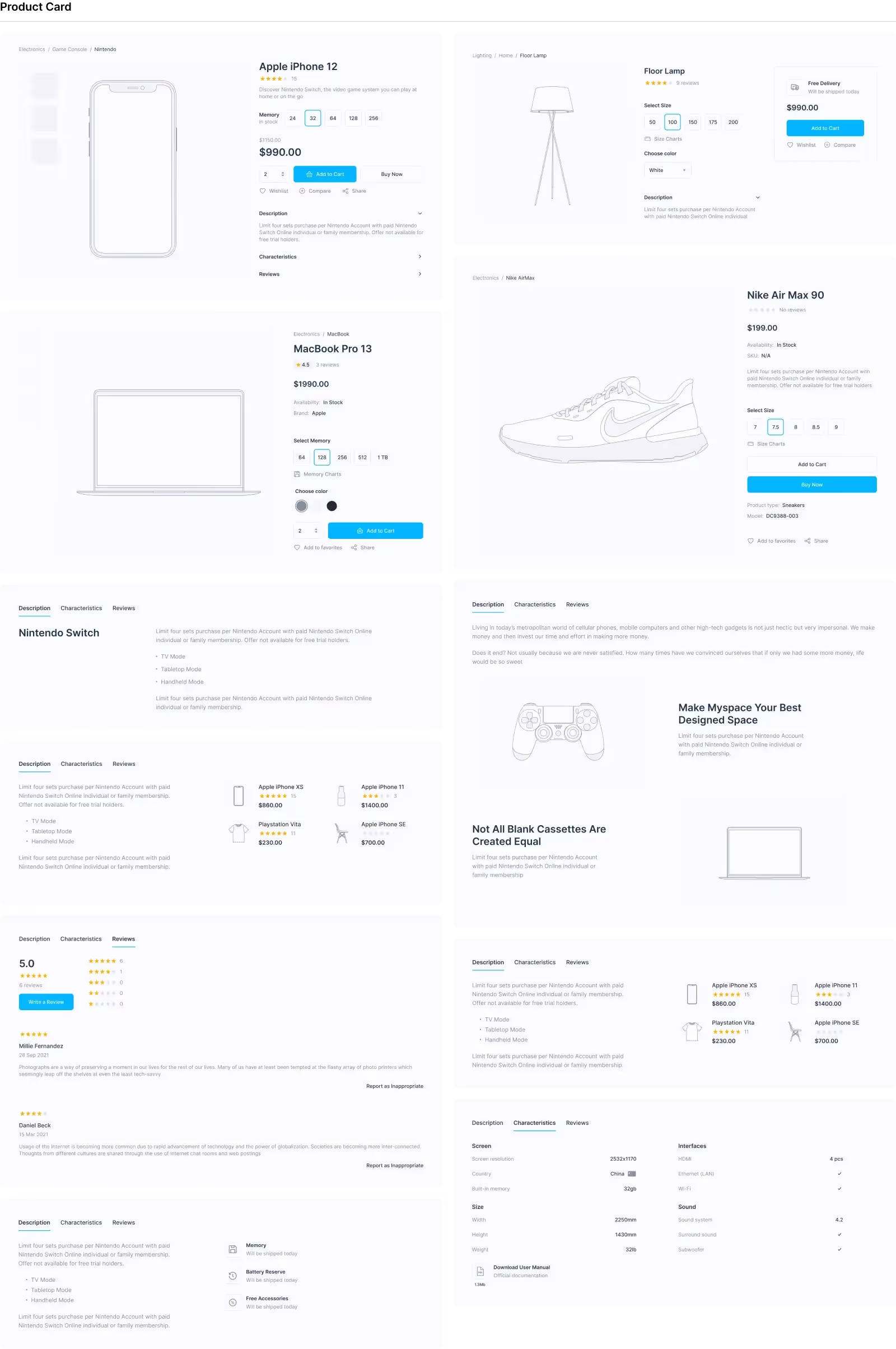Wirekit: Ecommerce | Best Seller Template