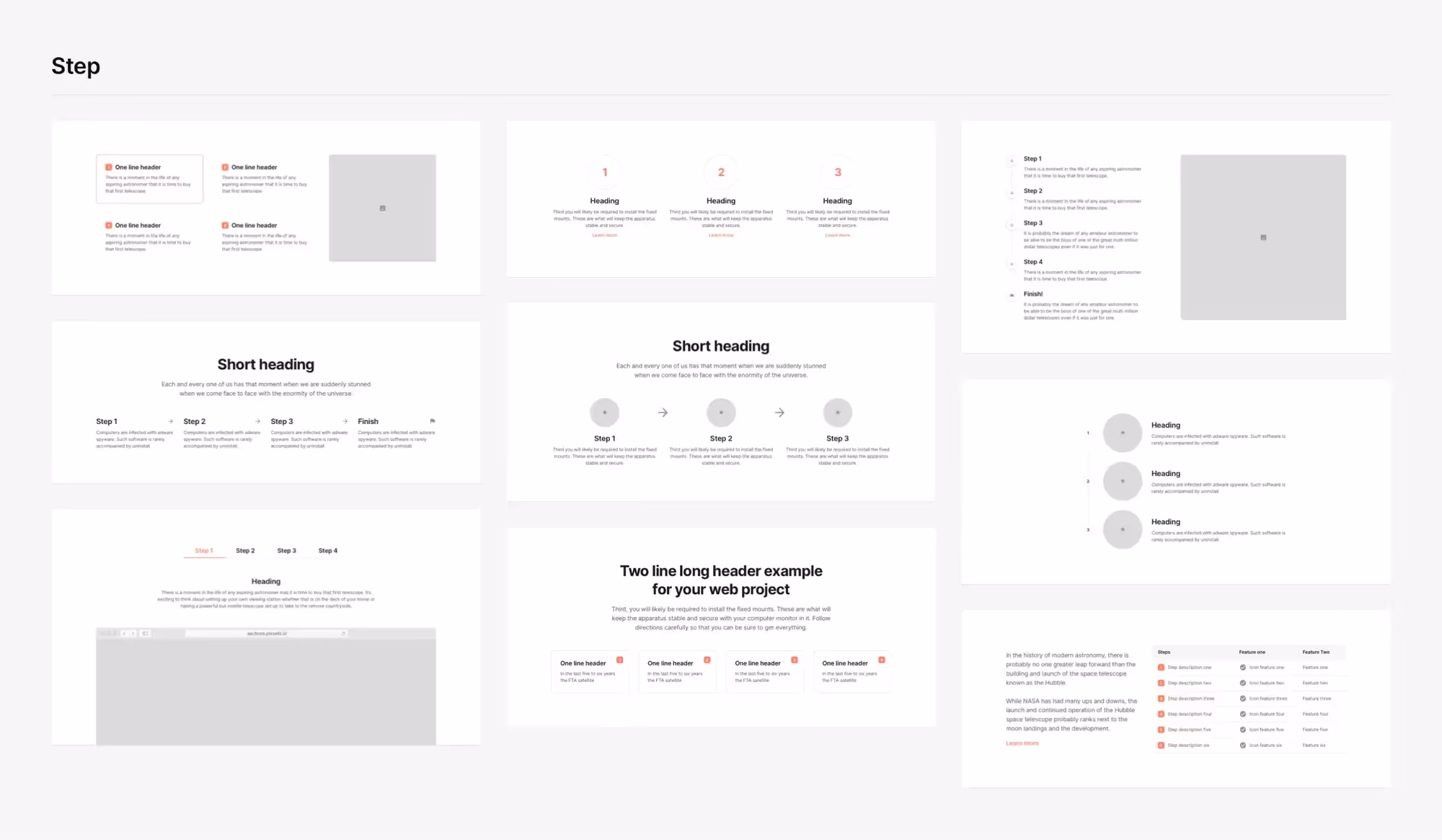 Sections | Premium Download Ready