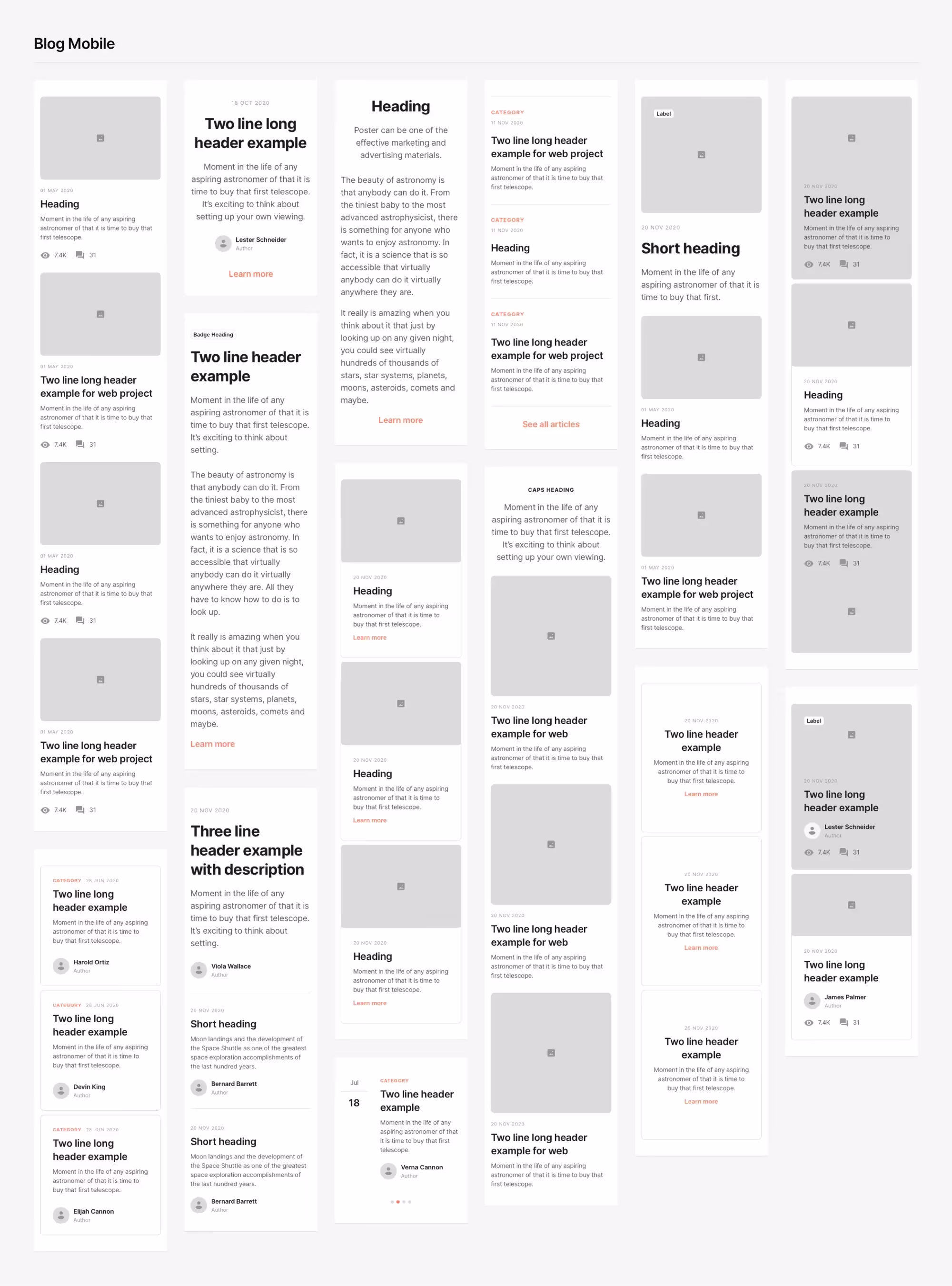 Sections | Pro Design Resource