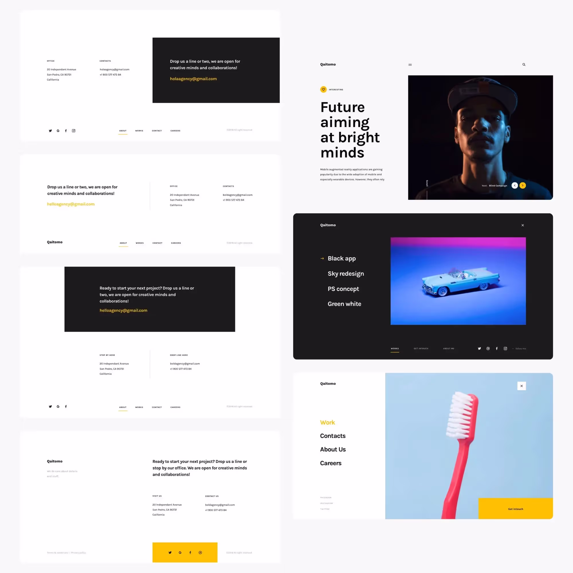 Qaitomo | Professional Template