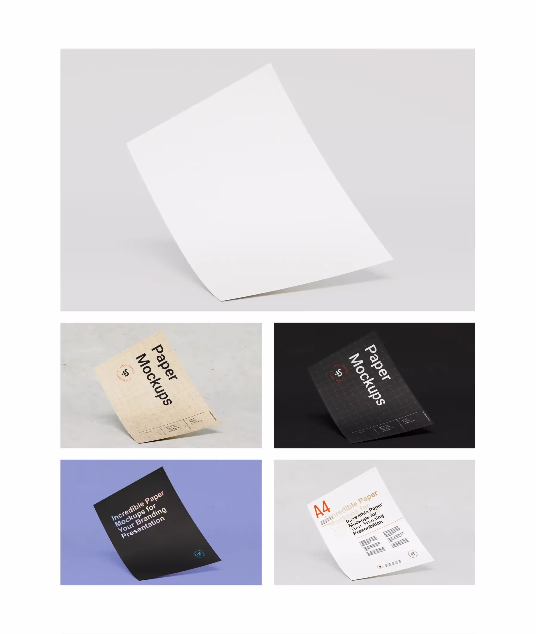 Paper Branding Mockups Bundle | Download at ls.graphics