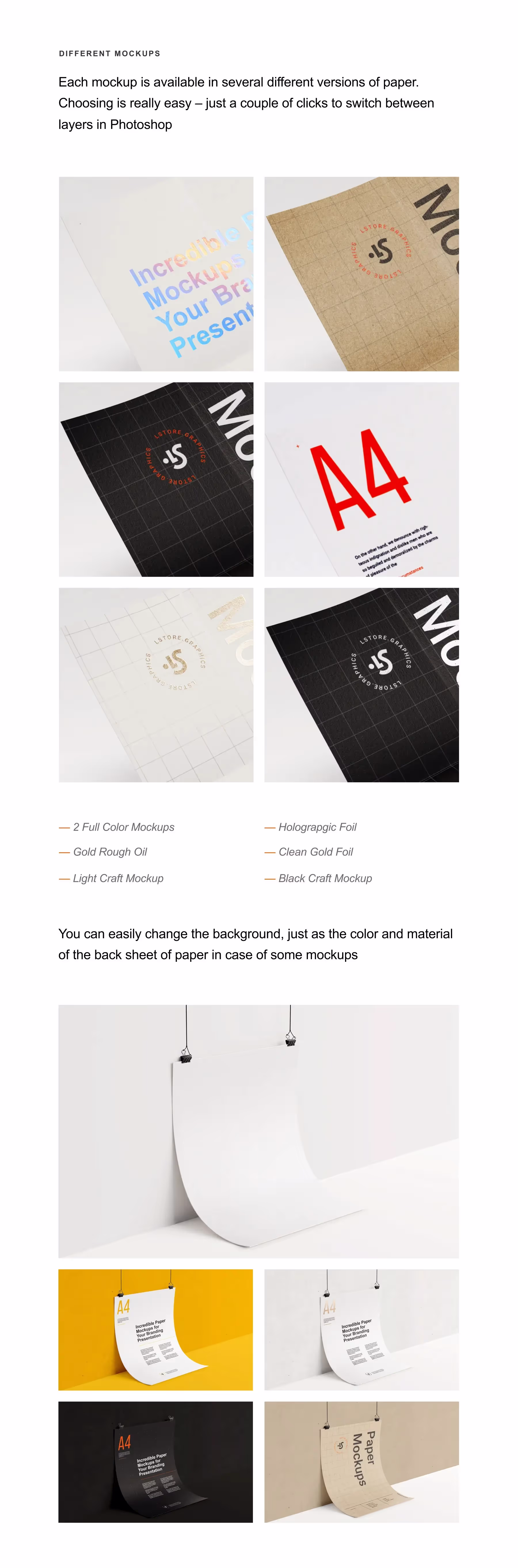 Paper Branding Mockups Bundle | Download at ls.graphics