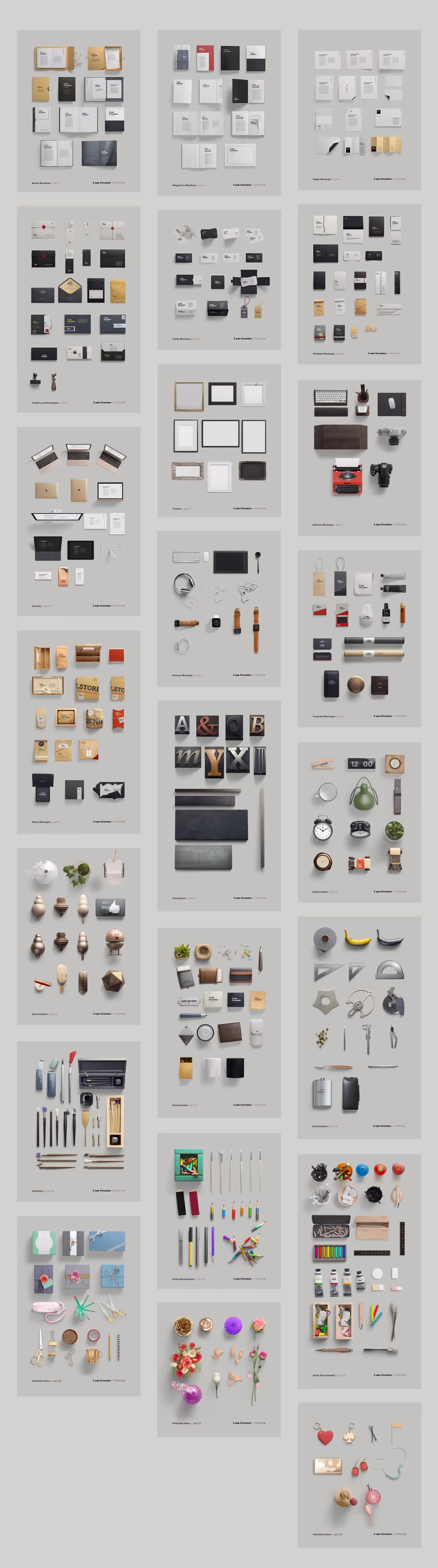 I am Creator, Top View | Commercial License Ready