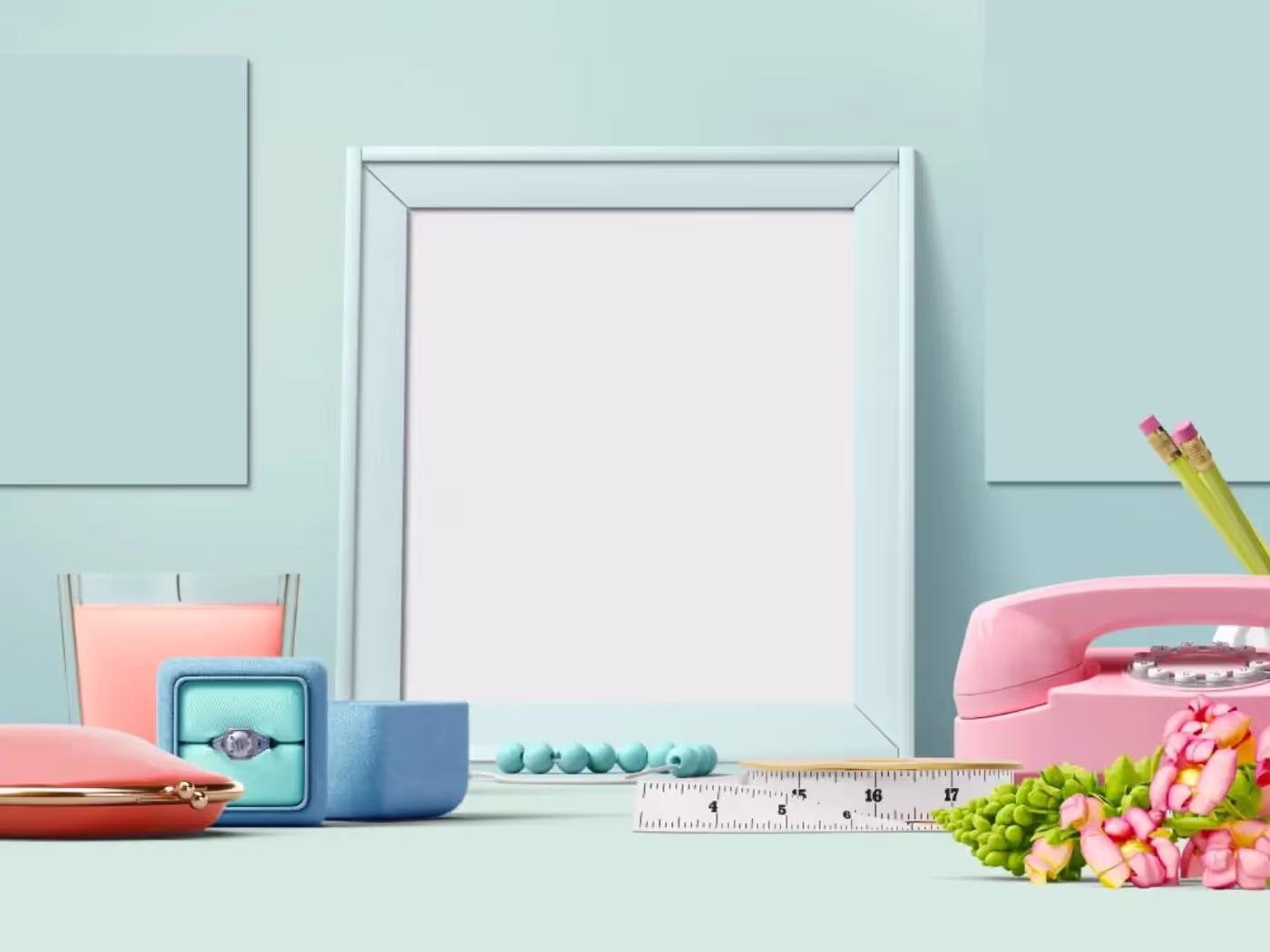 Beauty Mockup Scene Creator | Commercial License Ready