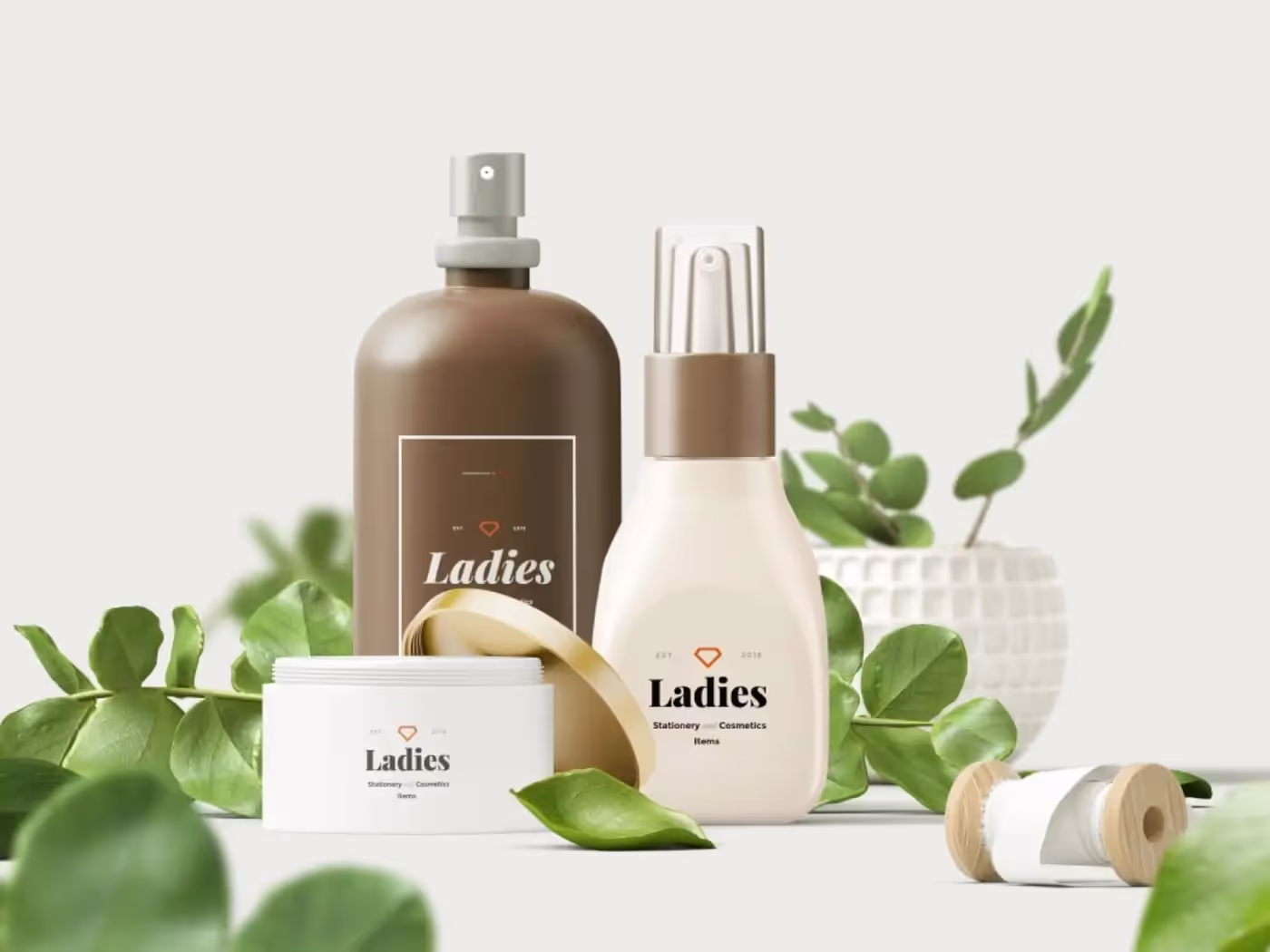 Beauty Mockup Scene Creator | Commercial License Ready