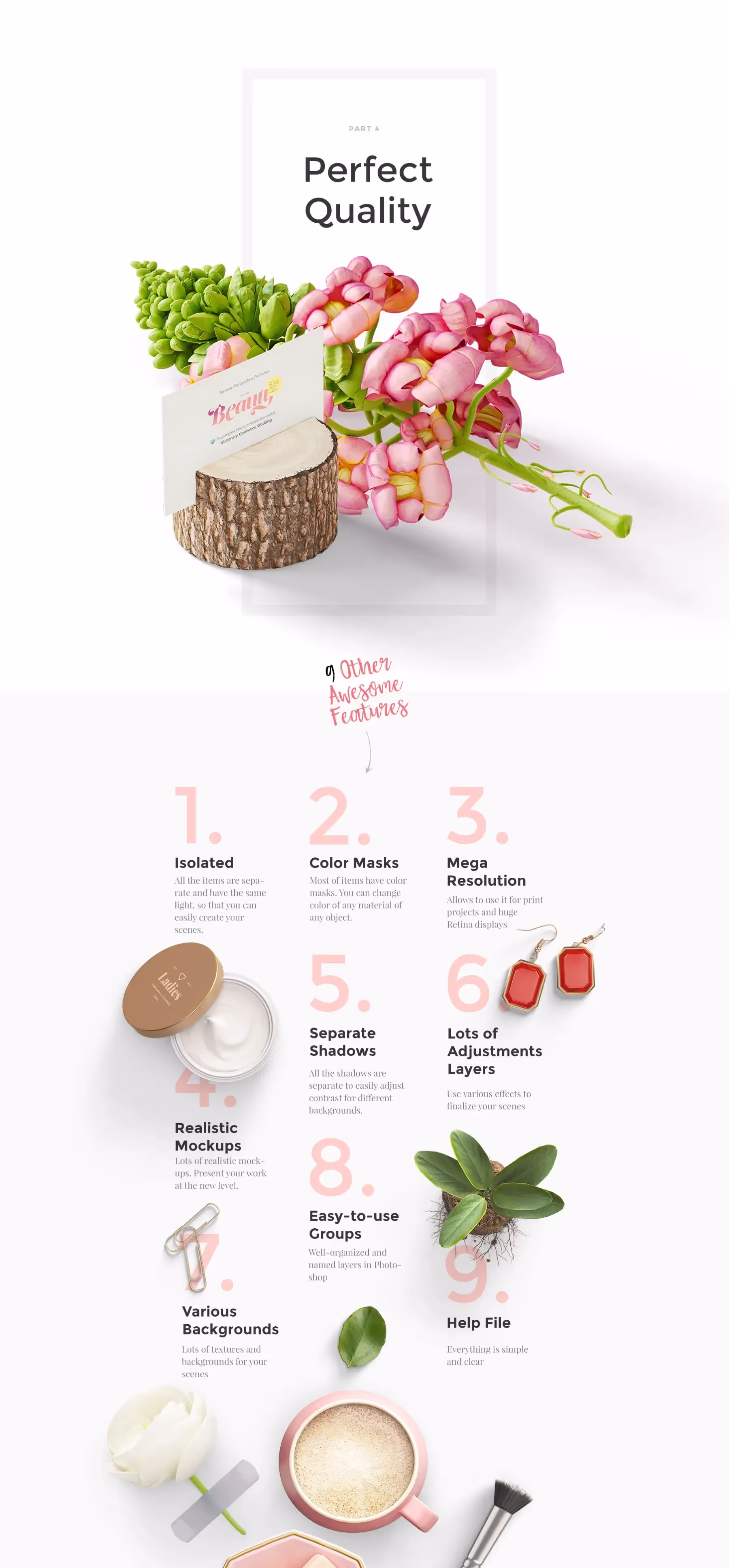 Beauty Mockup Scene Creator | Commercial License Ready