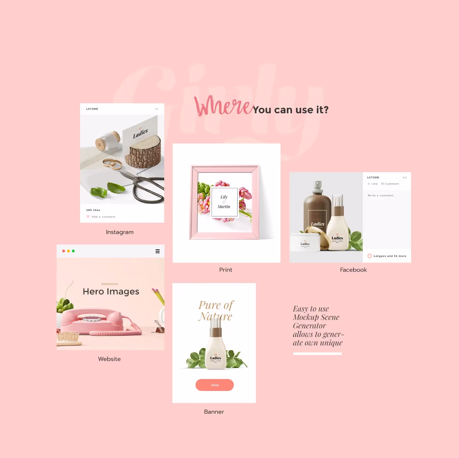 Beauty Mockup Scene Creator | Pro Design Resource