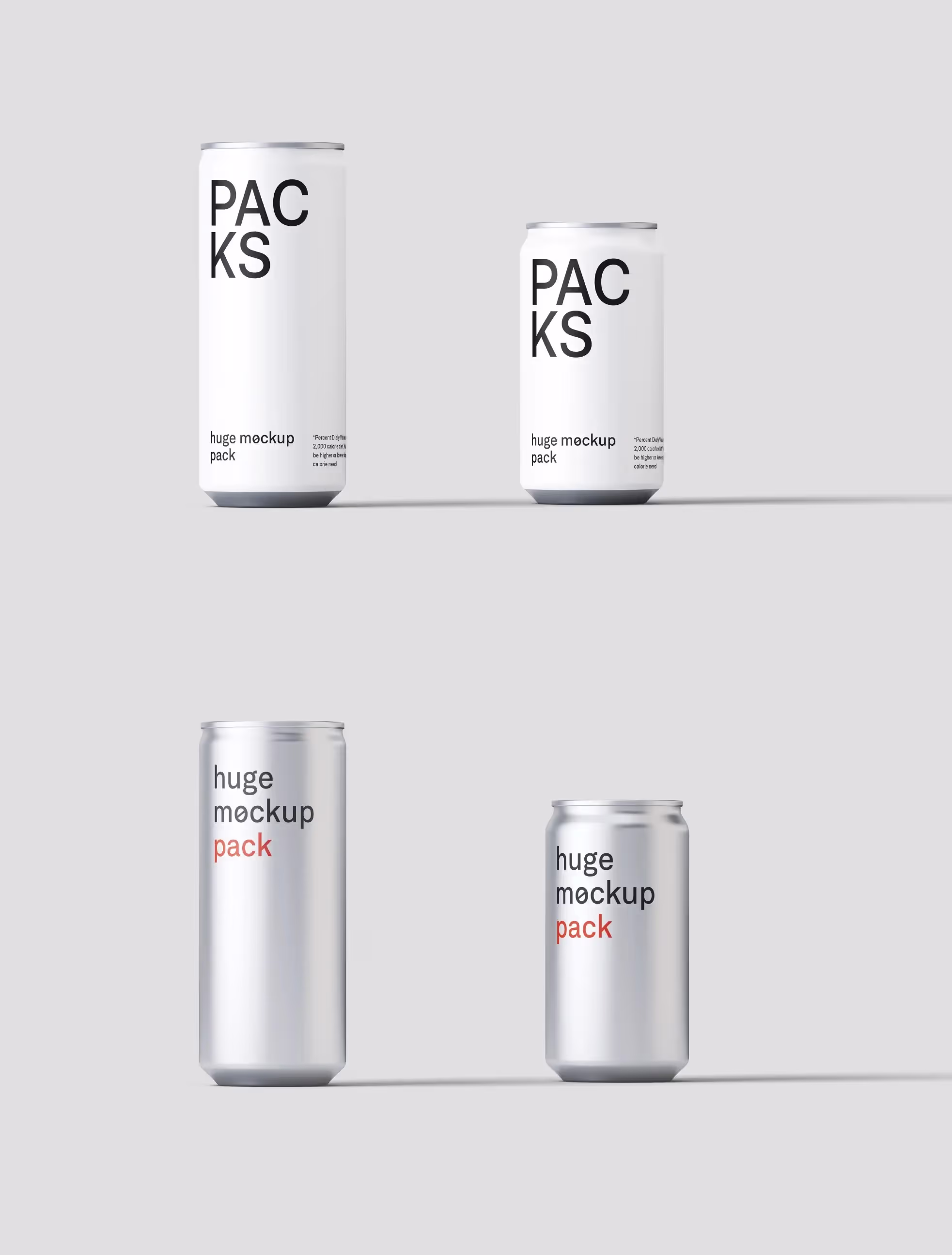 Tin Boxes and Canned Goods Mockups | Pro Designer Pack
