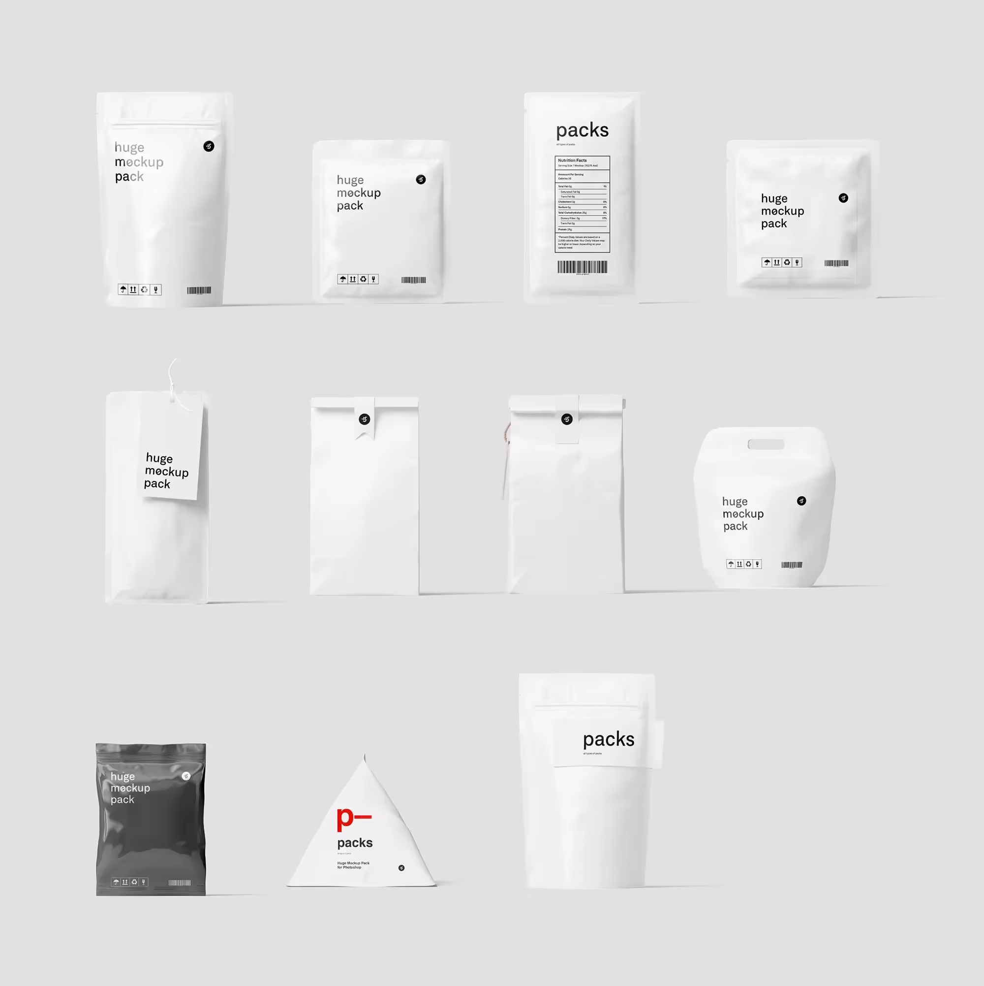 Packages Mockups | Commercial License Ready
