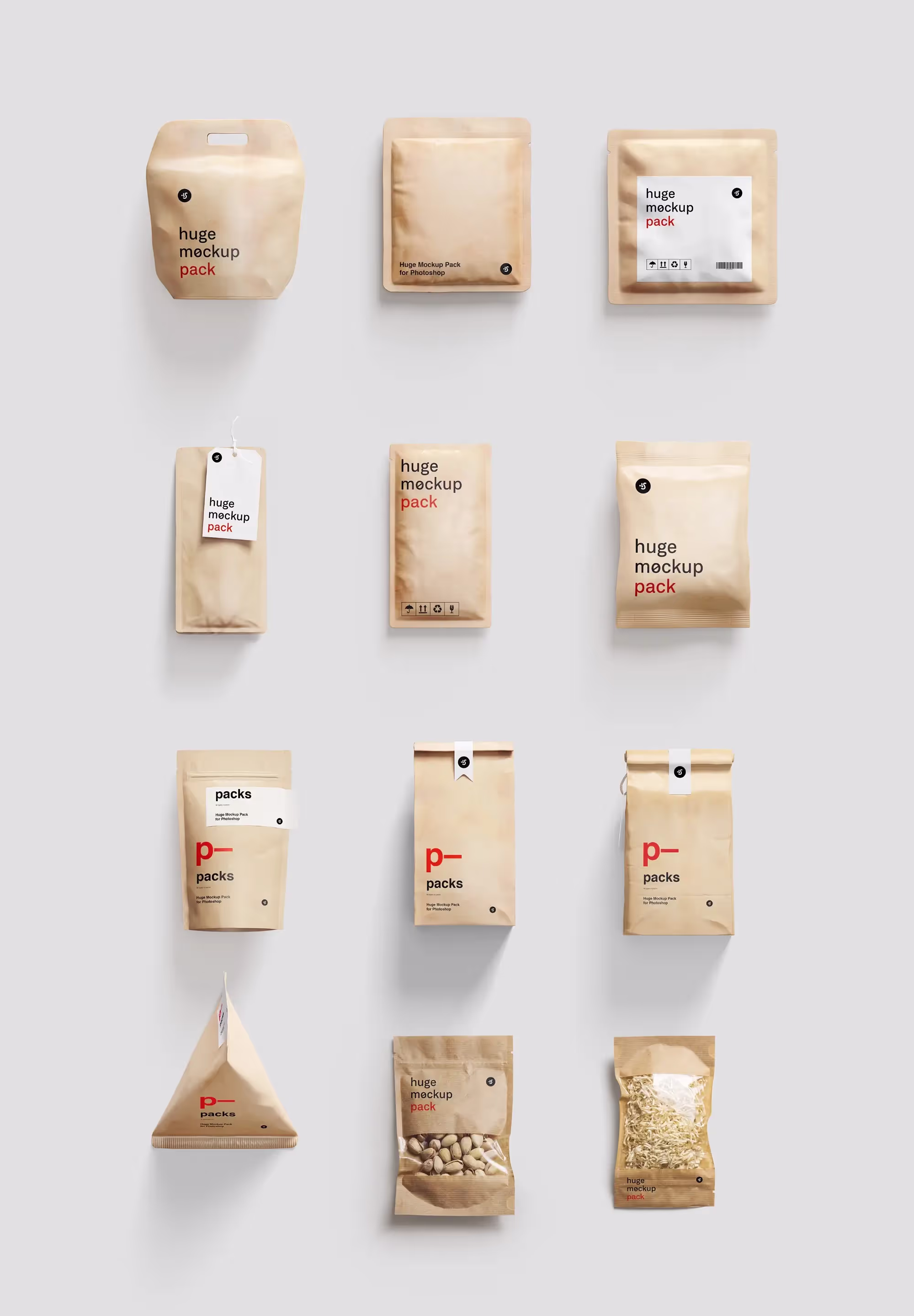 Packages Mockups | High Quality Asset