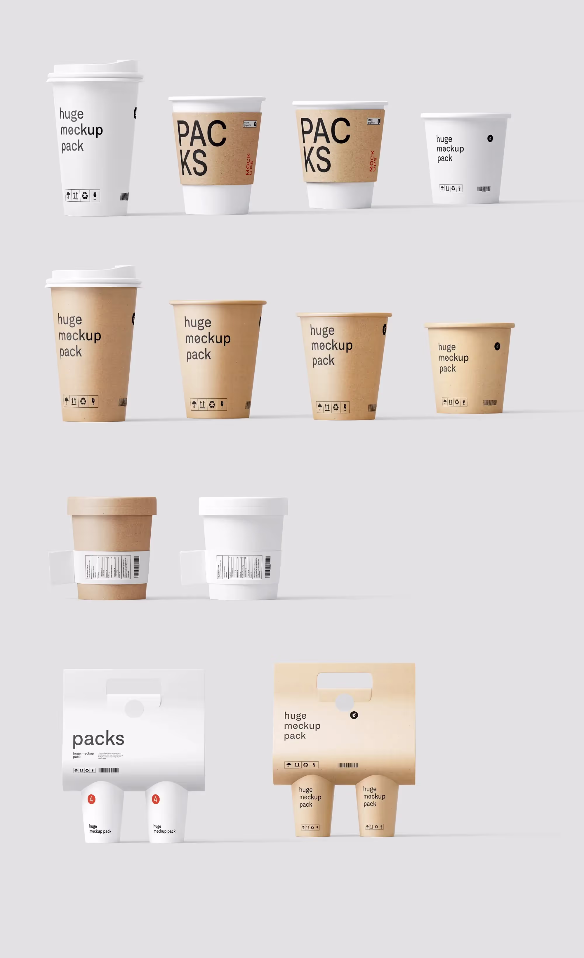 Packages Mockups | Premium Download Ready