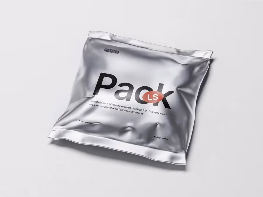 Metallic Packages Mockups | Pro Designer Pack