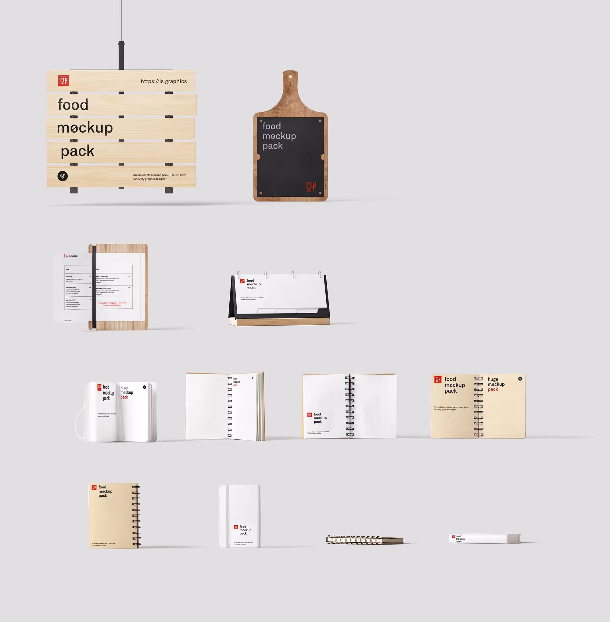 Menu Mockups | Professional Template