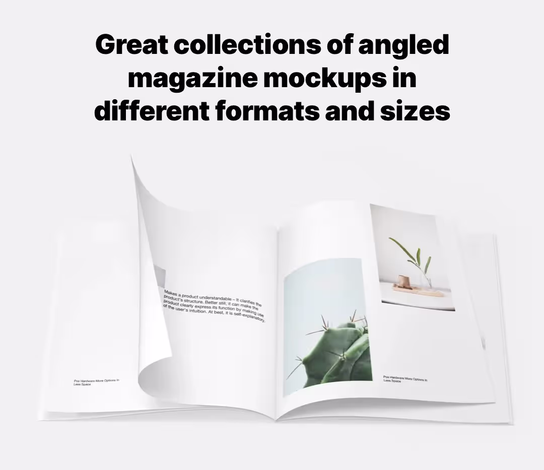 Magazine Mockup Bundle | Professional Template