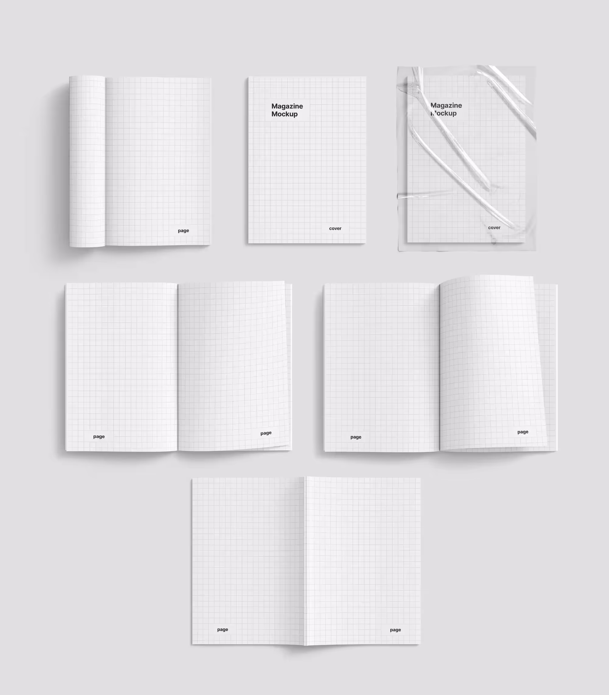 Magazine Mockup Bundle | Professional Template