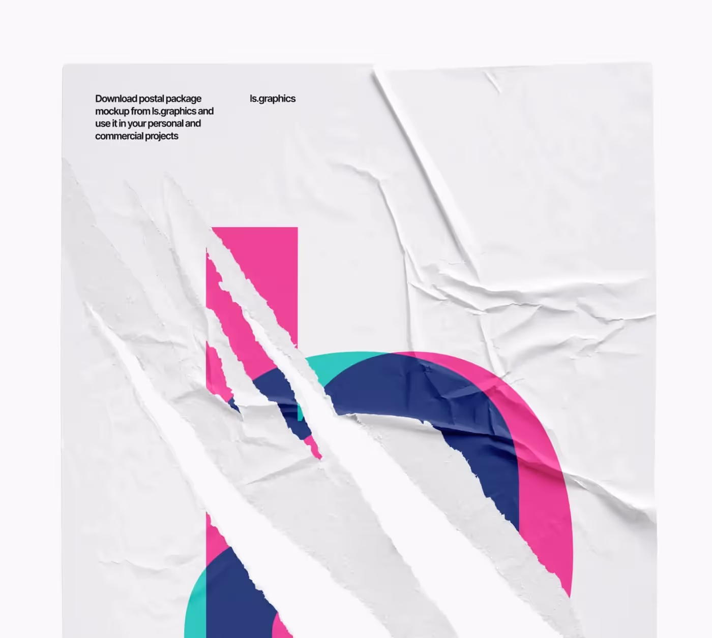 Glued Paper Mockups | Full Resolution File