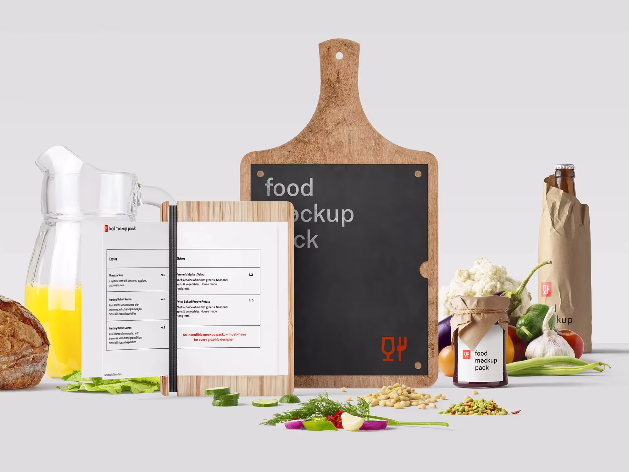 Food Premade Scenes | Pro Design Resource