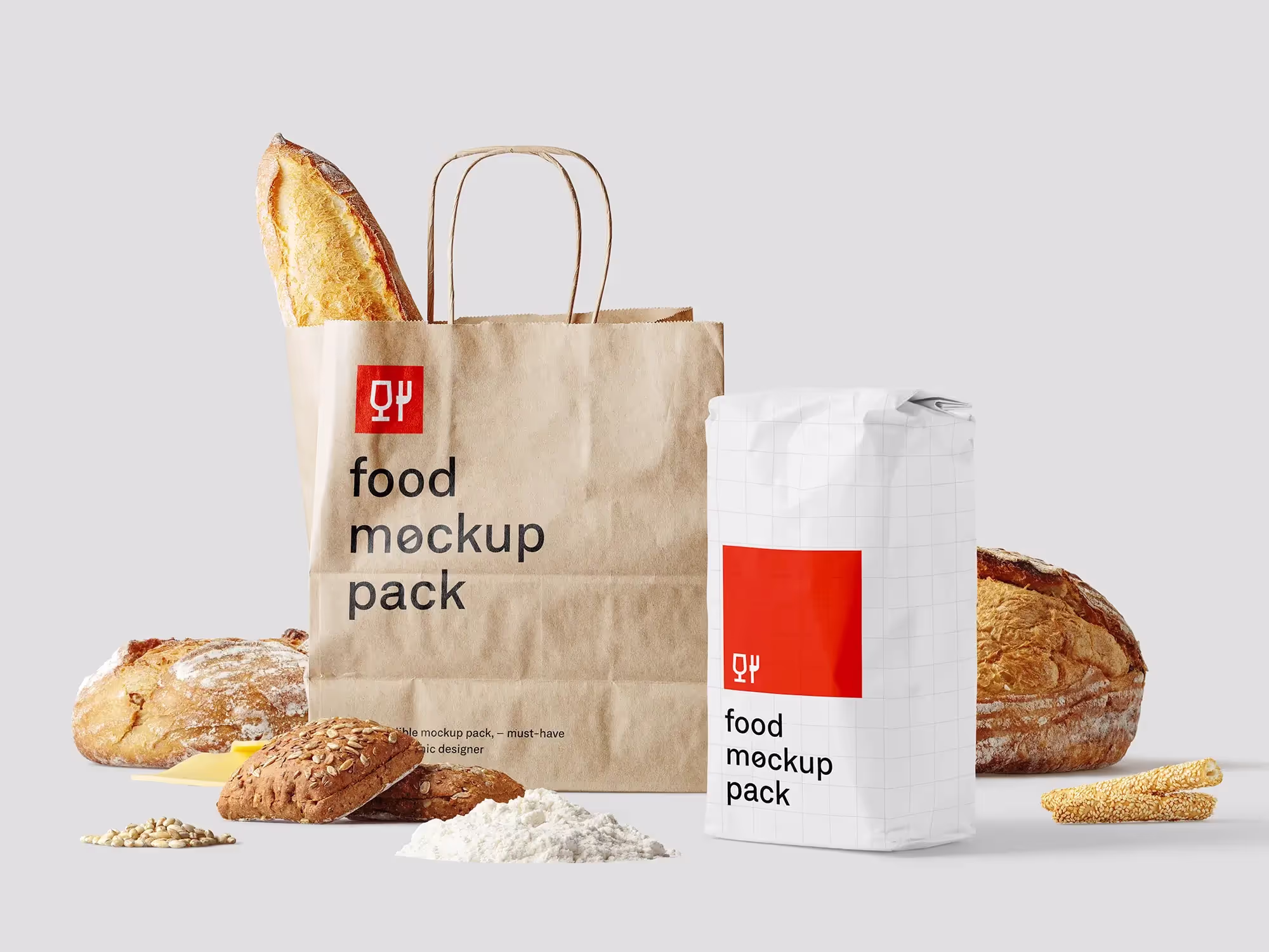Food Premade Scenes | Top Selling Mockup