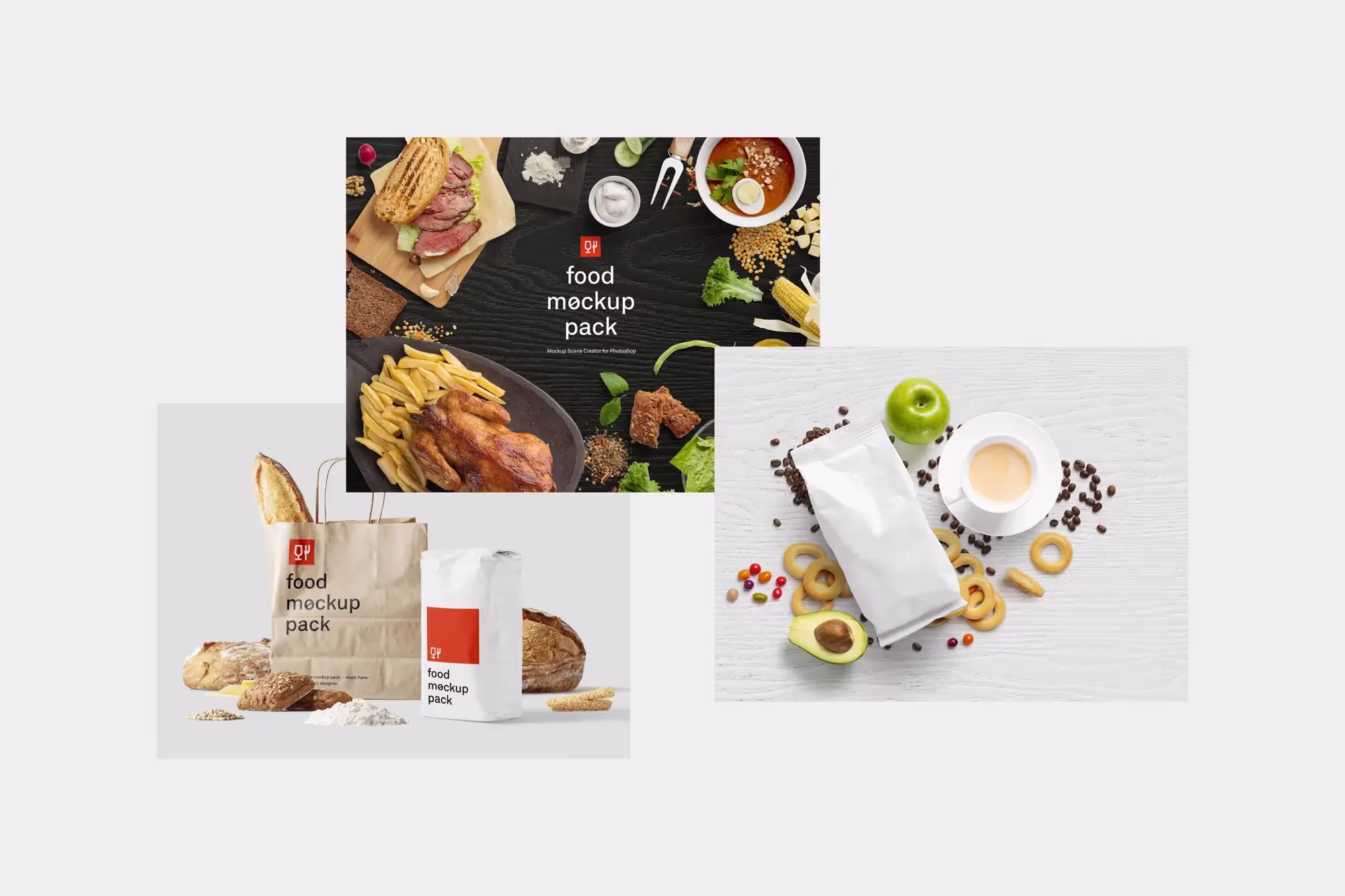 Food Premade Scenes | Premium Download Ready