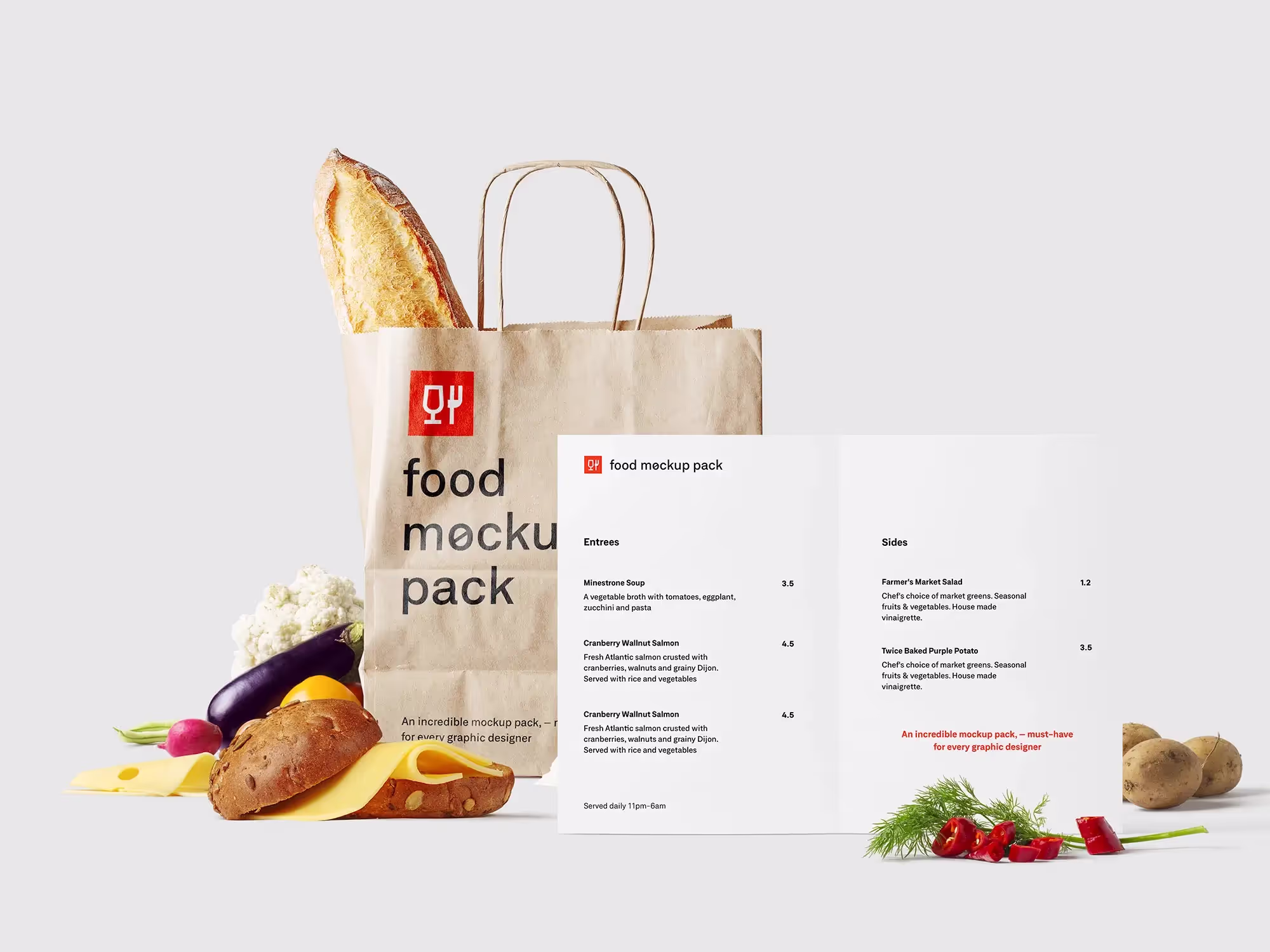 Food Premade Scenes | Professional Template