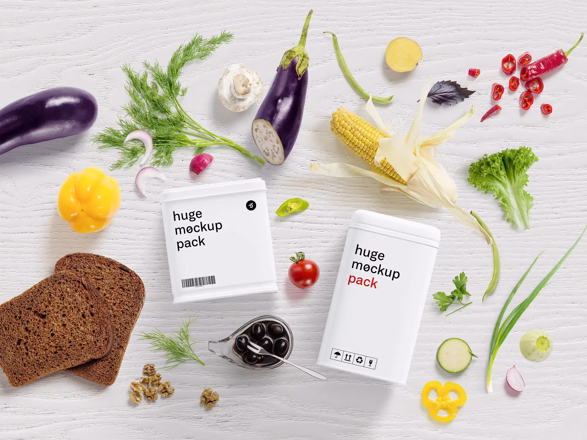 Food Premade Scenes | Professional Template