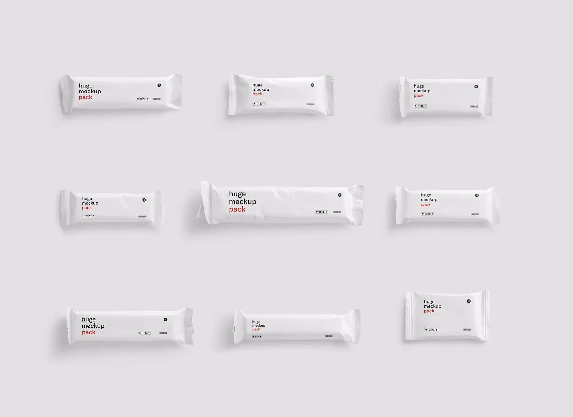 Food Packages Mockups | High Quality Asset