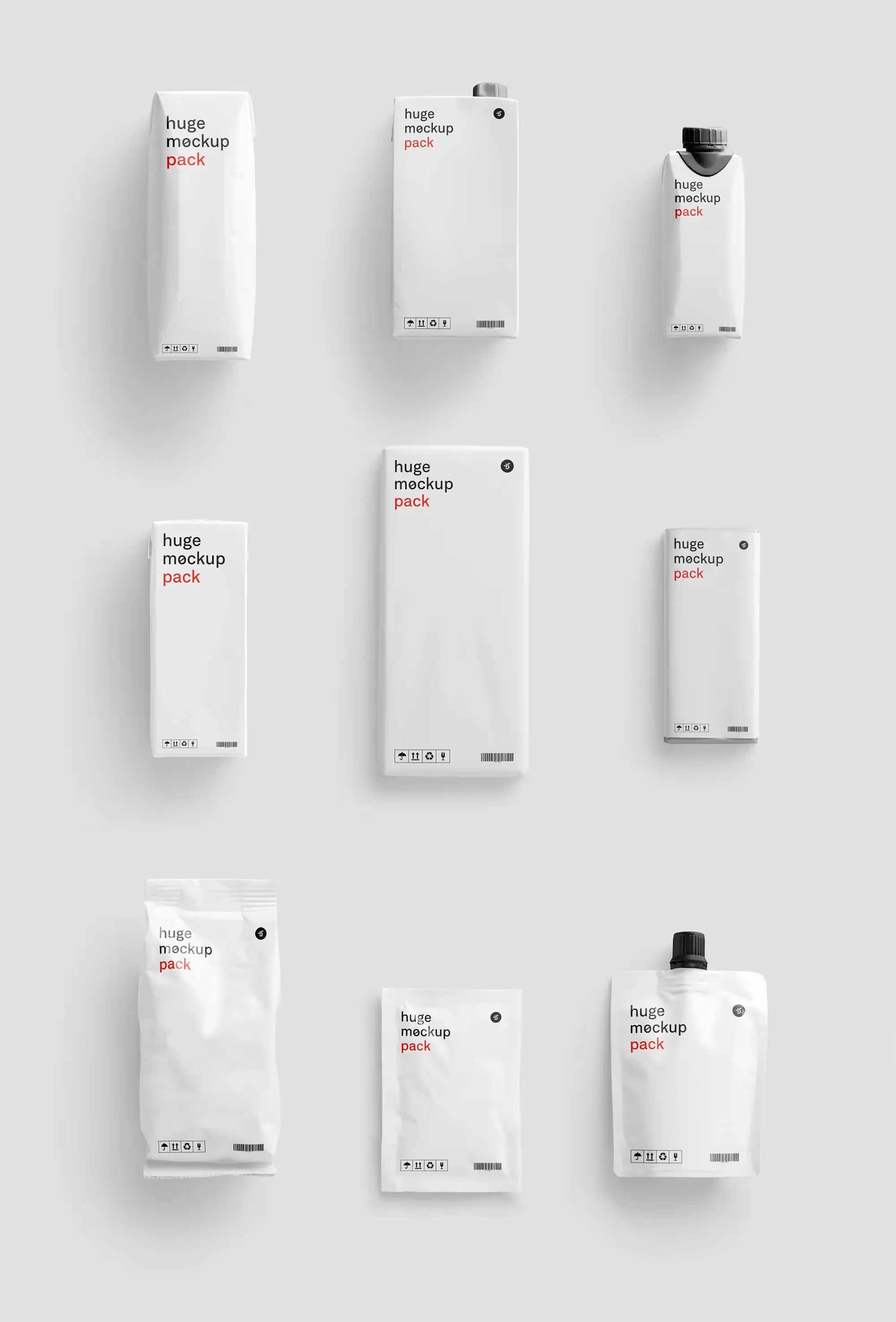 Food Packages Mockups | Top Selling Mockup