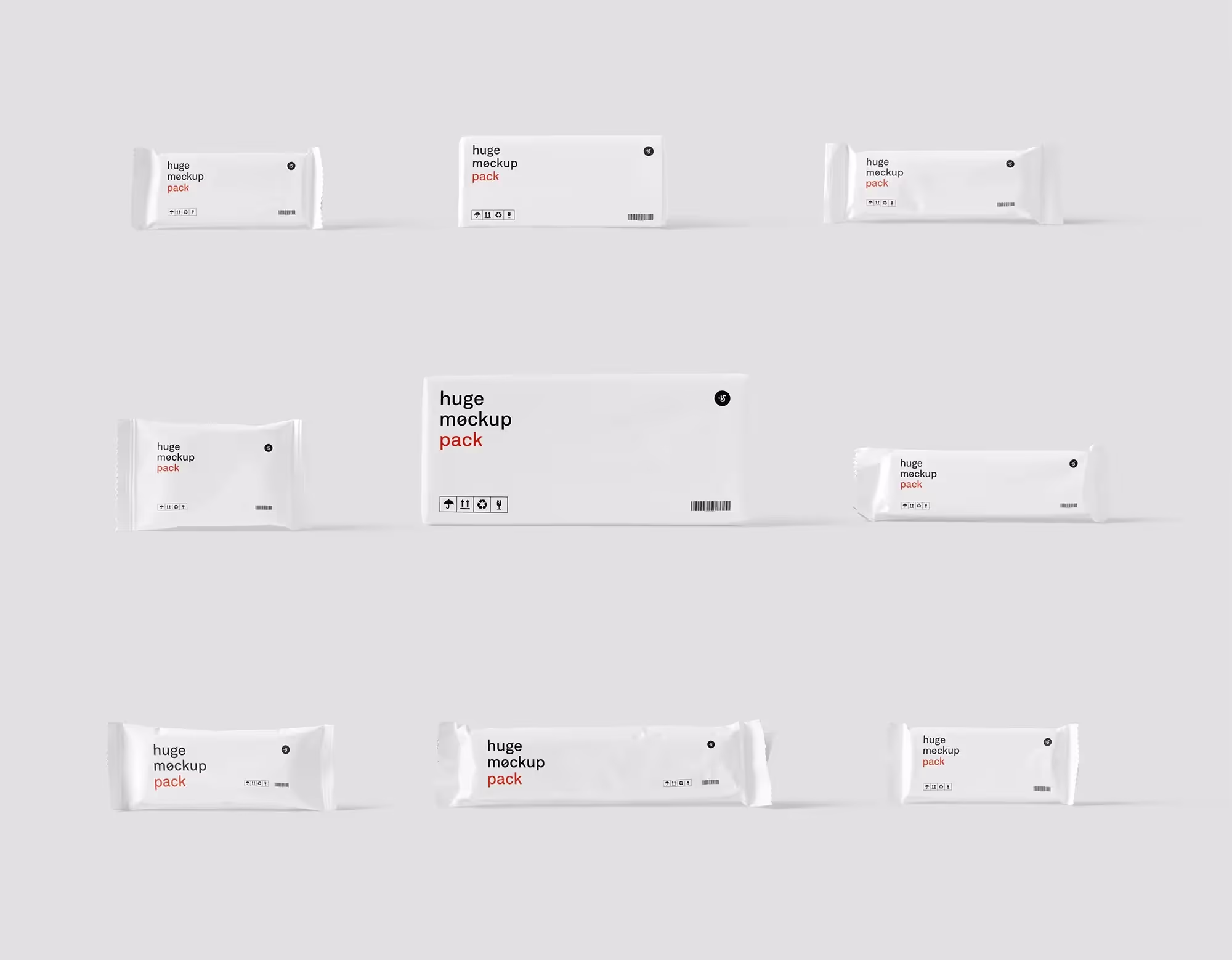 Food Packages Mockups | Best Seller Template