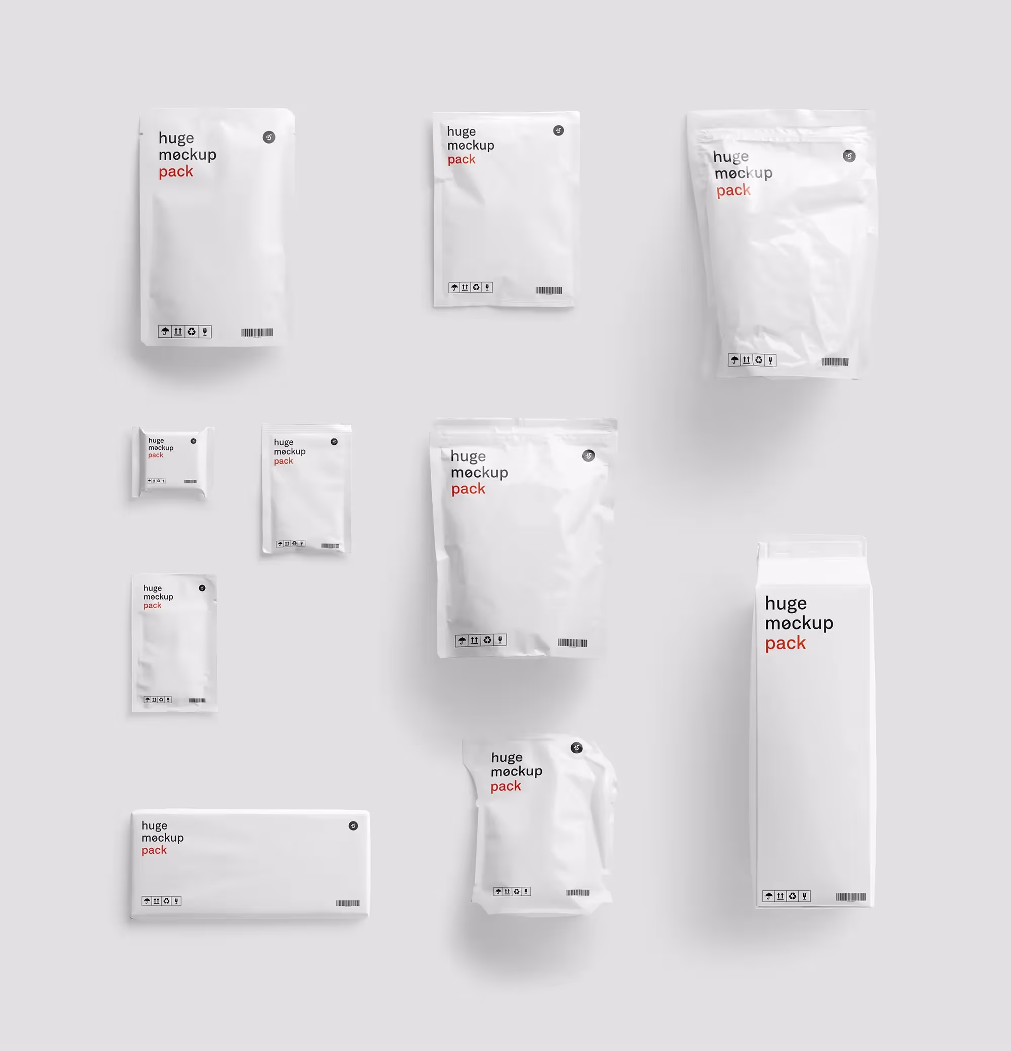 Food Packages Mockups | Best Seller Template